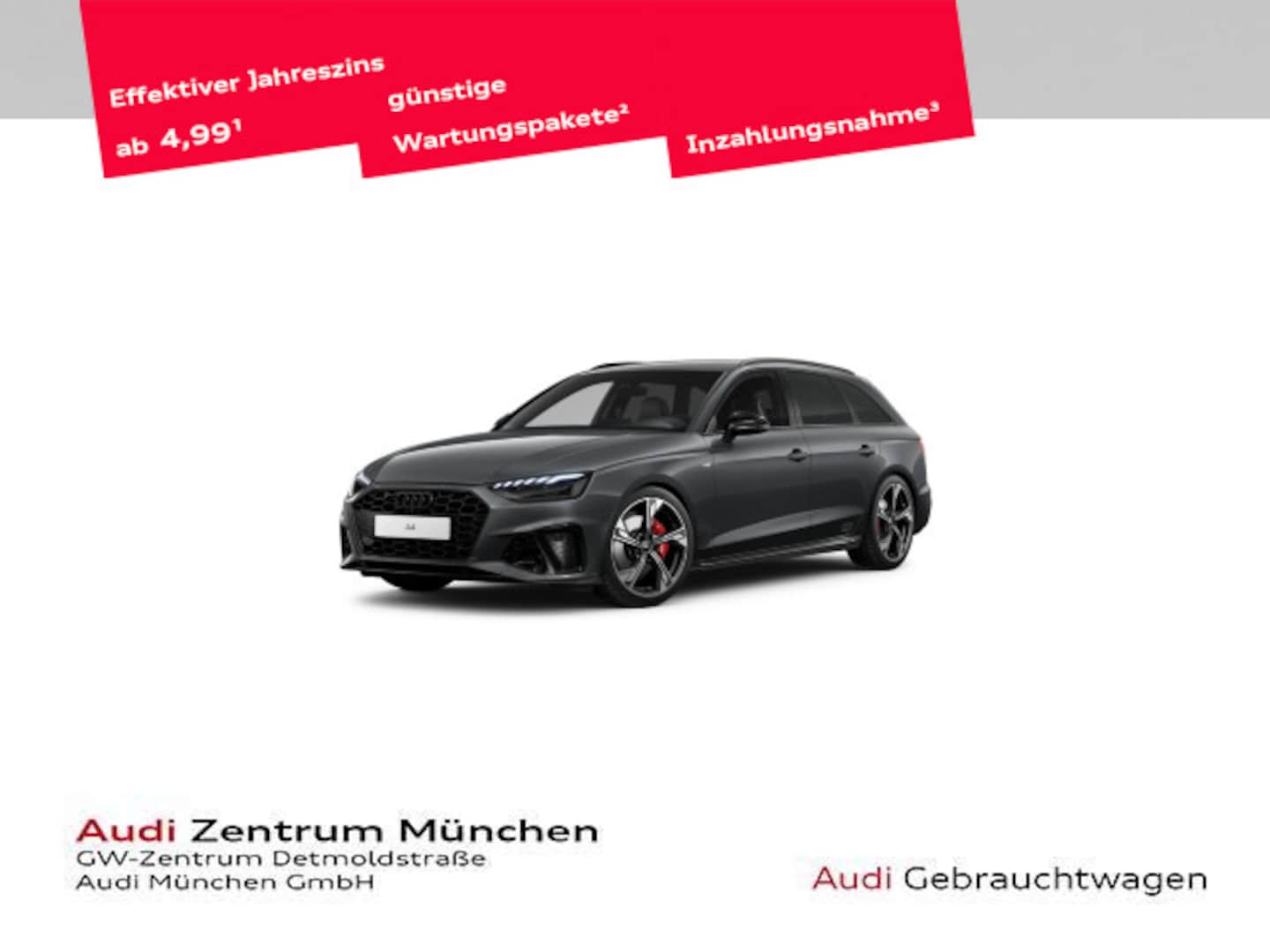 Bild über Audi A4 Avant S line 40 TFSI S tronic - für weitere Informationen kontaktieren Sie den Audi Partner