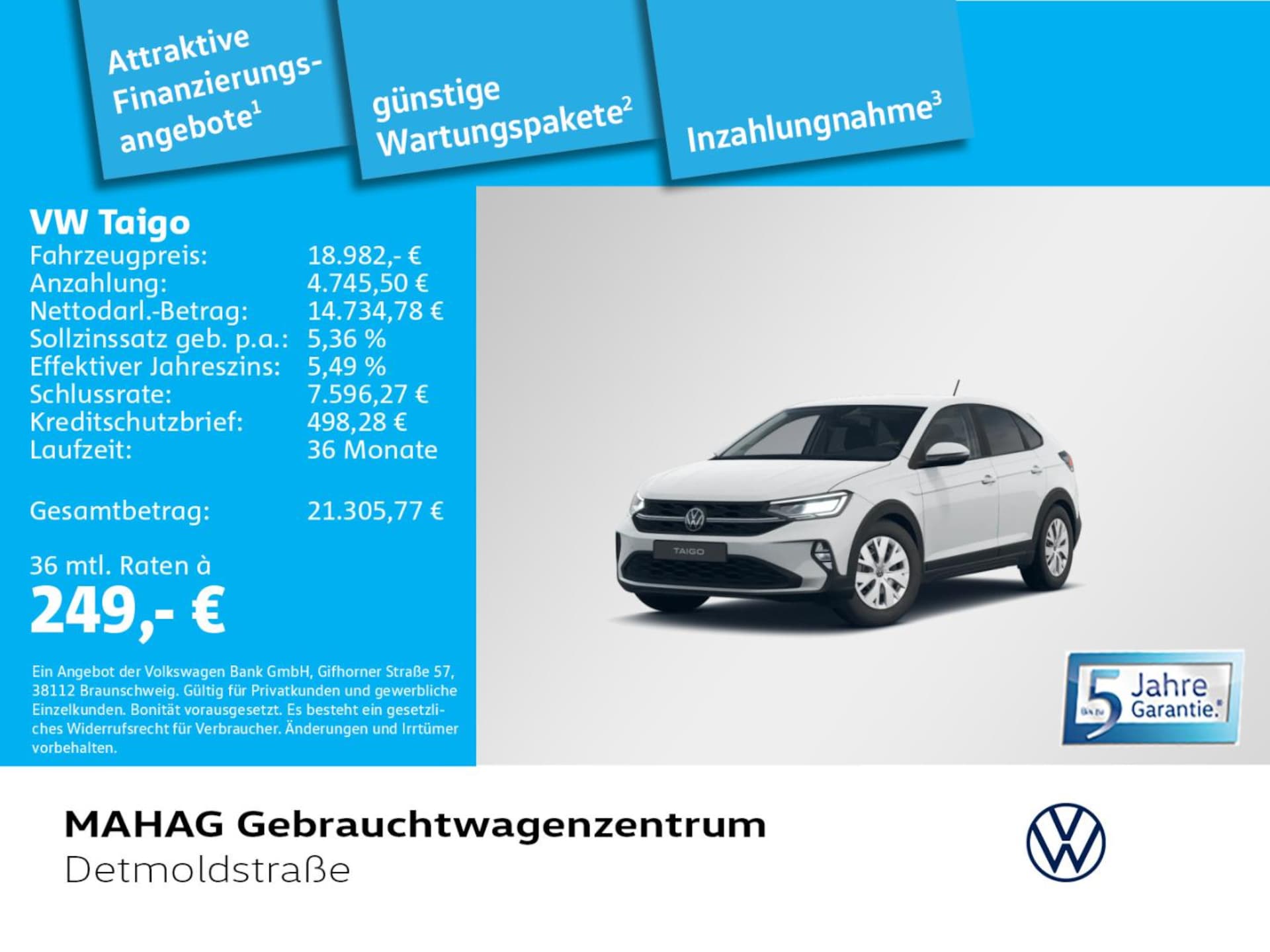 Volkswagen Taigo Basis-Modell