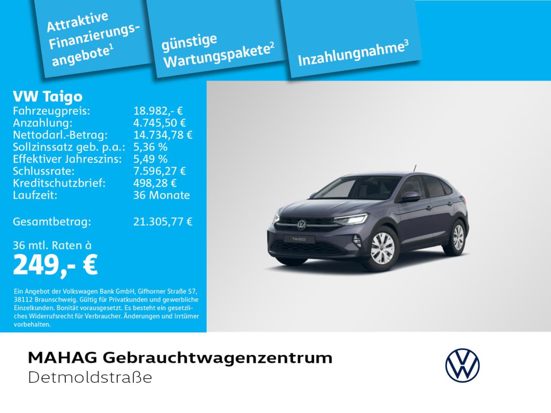 Volkswagen Taigo Basis-Modell