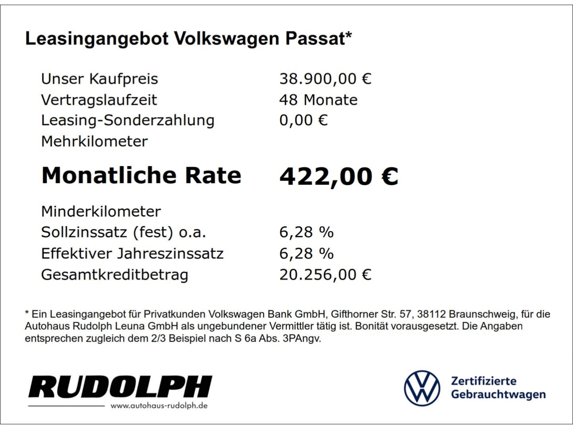 Volkswagen Passat Elegance