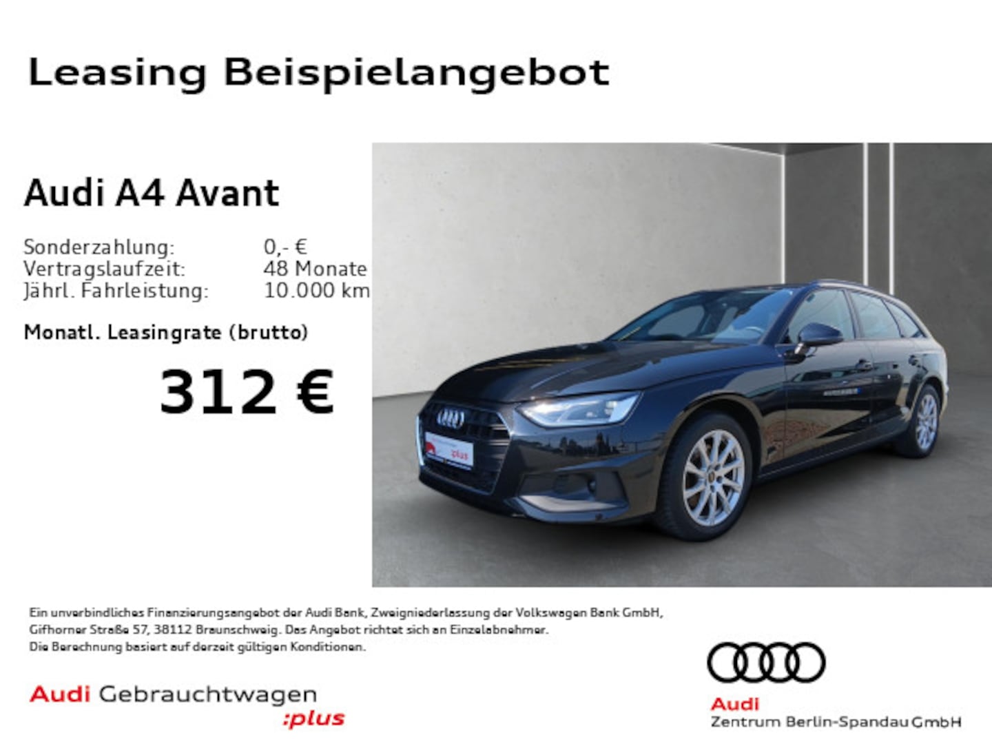 Bild über Audi A4 Avant 35 TFSI S tronic - für weitere Informationen kontaktieren Sie den Audi Partner