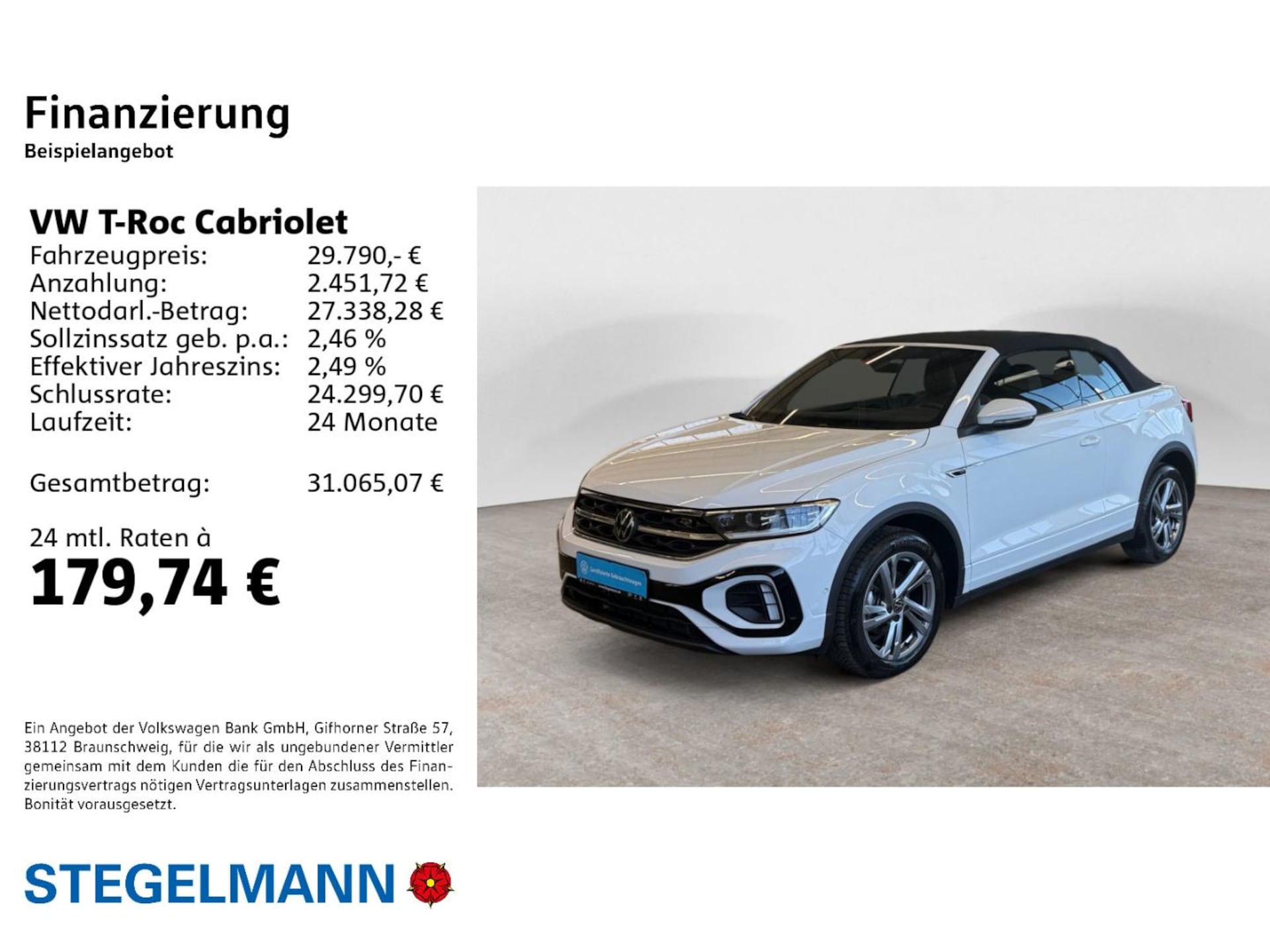 Volkswagen T-Roc Cabriolet R-Line