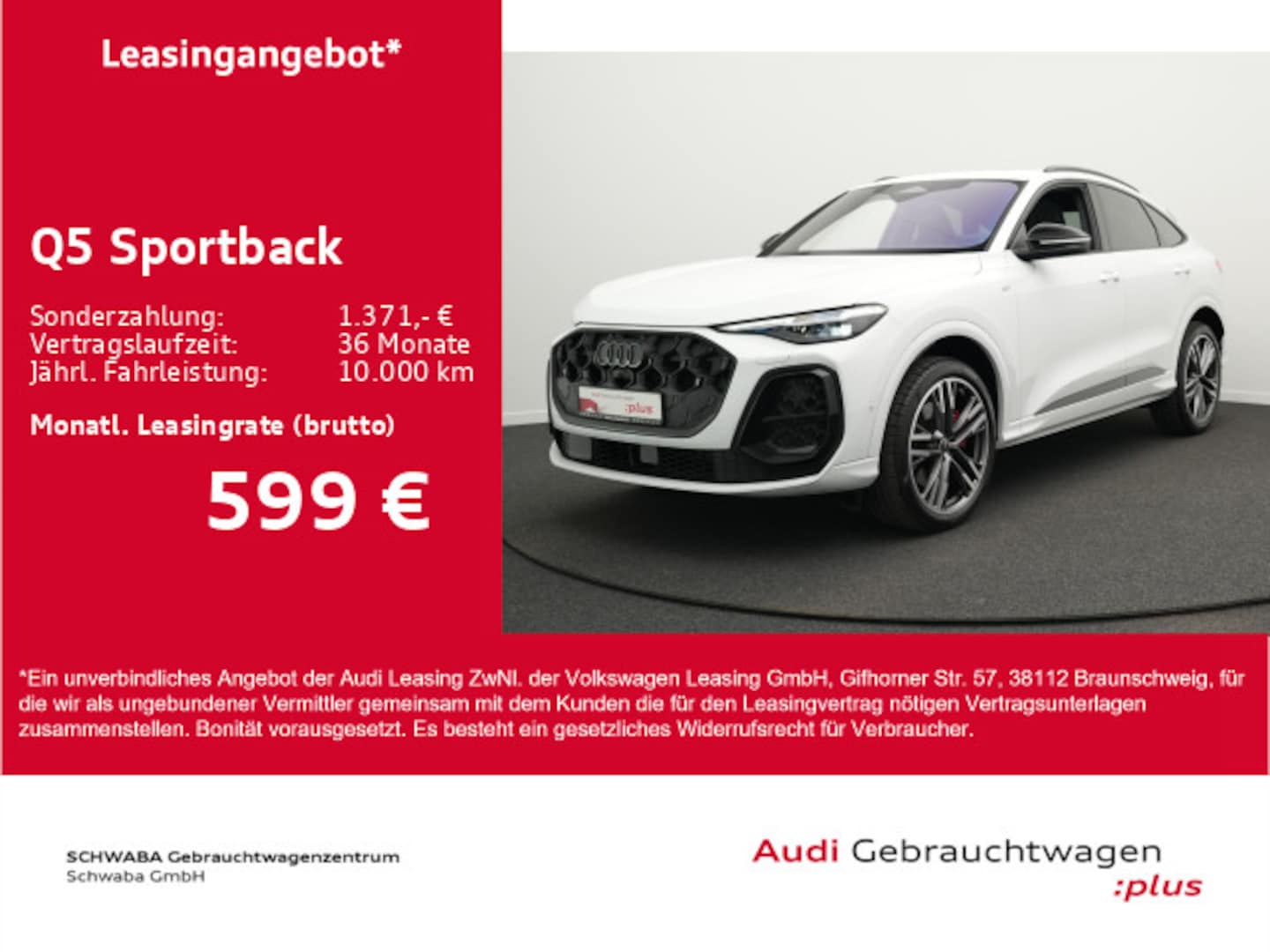 Bild über Audi Q5 Sportback TDI quattro 150 kW S tronic - für weitere Informationen kontaktieren Sie den Audi Partner