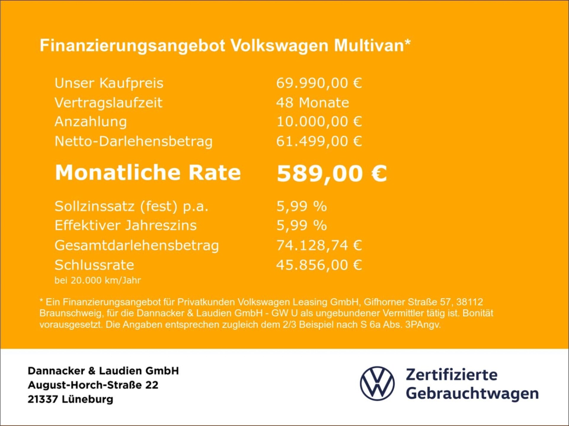 Volkswagen Multivan Langversion Life