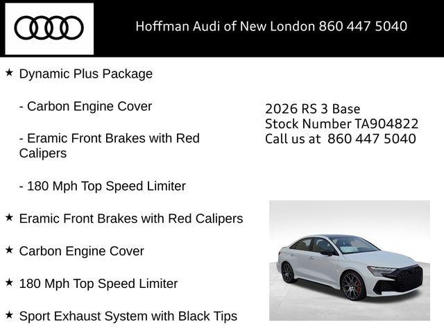 2026 Audi RS 3 Base - Photo 6
