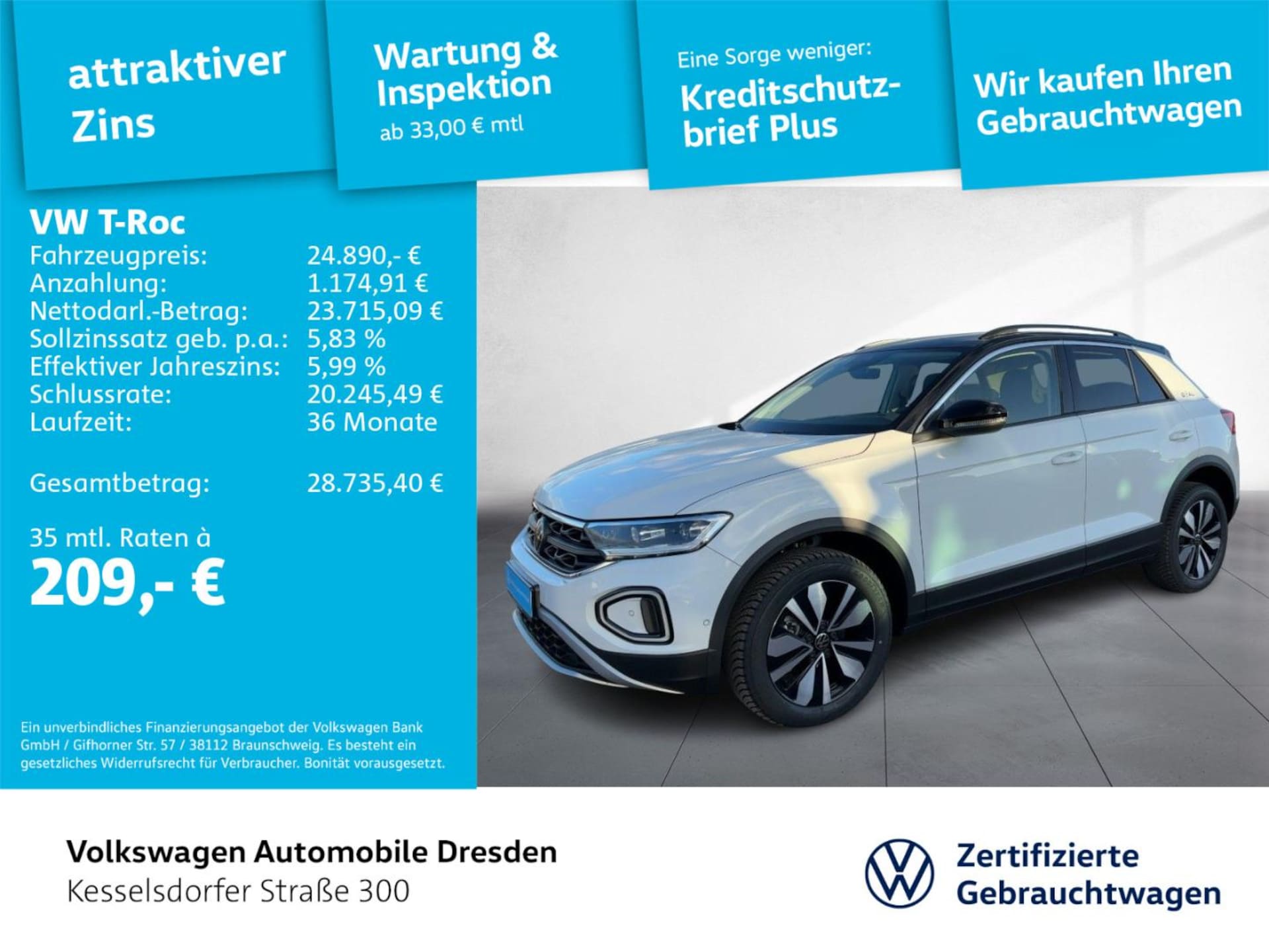 Volkswagen T-Roc Life