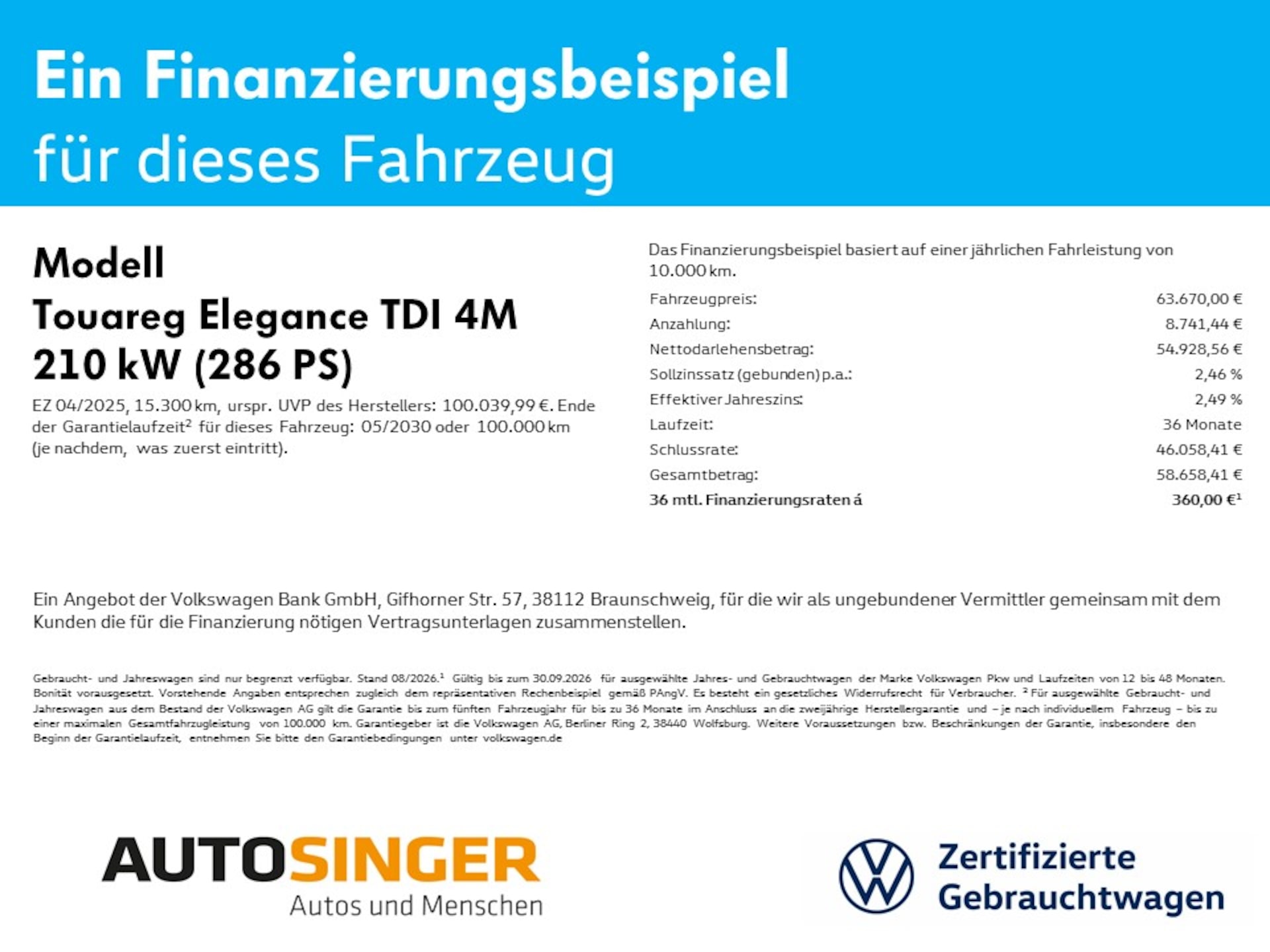 Volkswagen Touareg Elegance