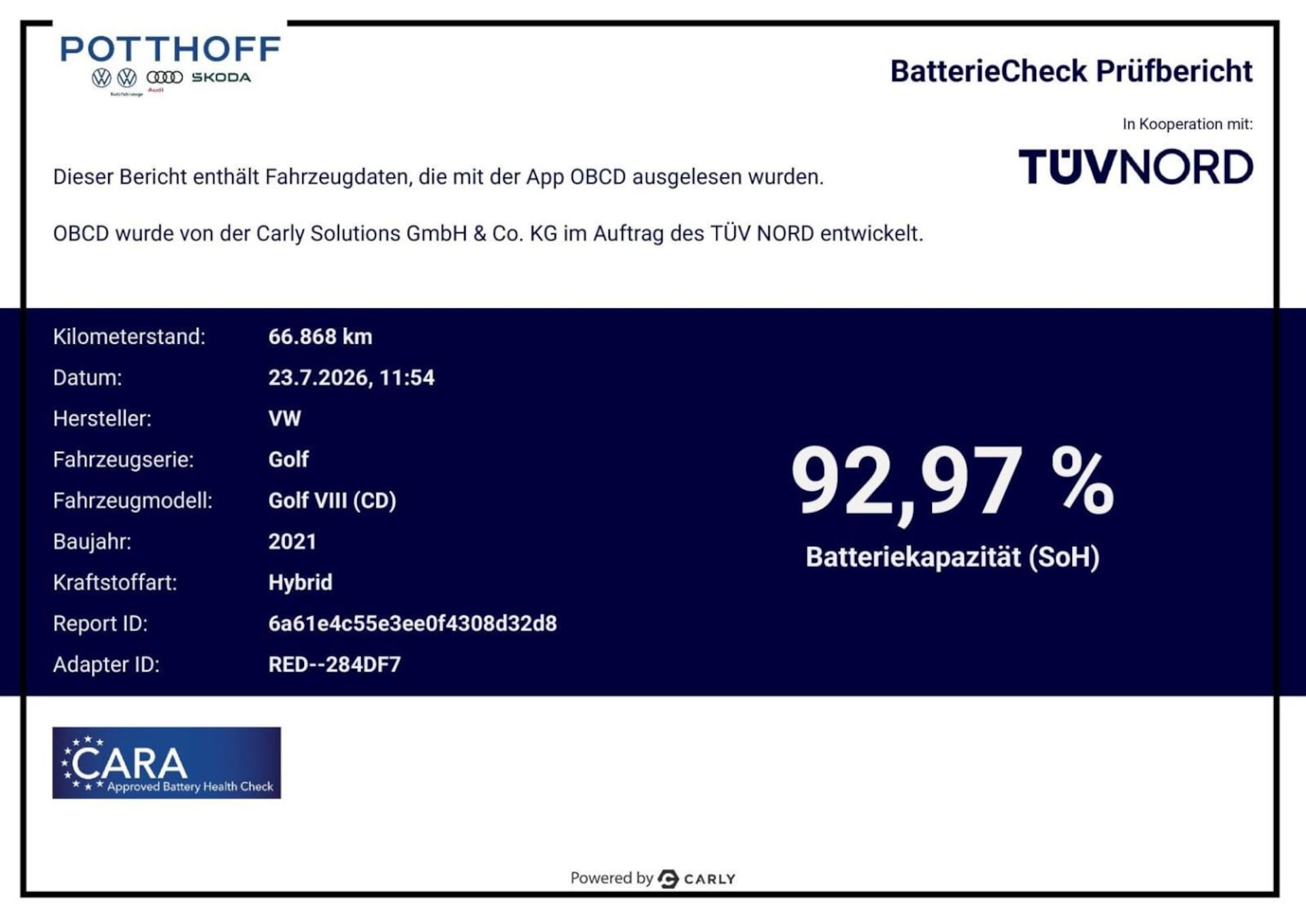 Volkswagen Golf GTE