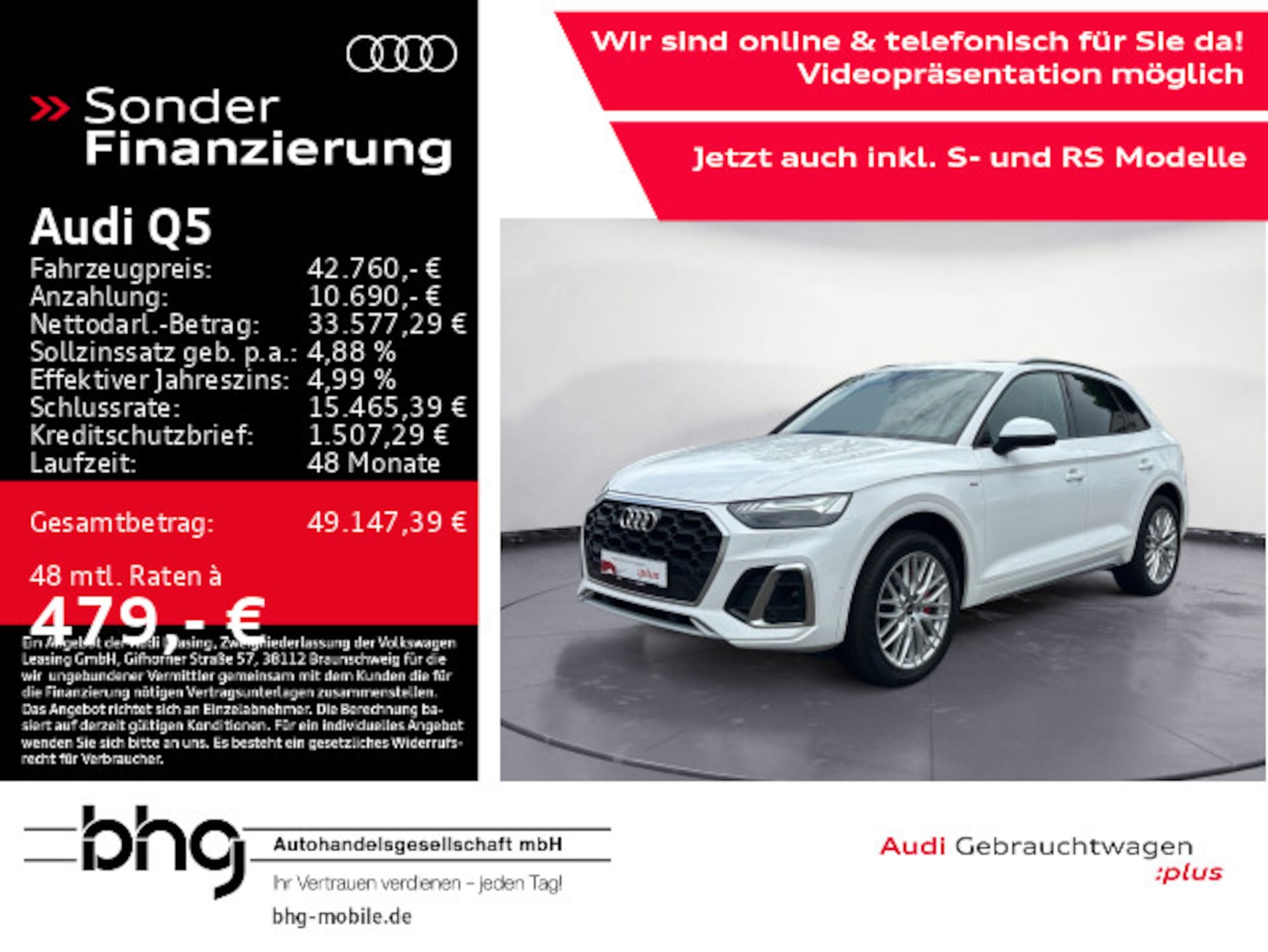 Audi Q5 TFSI e S line