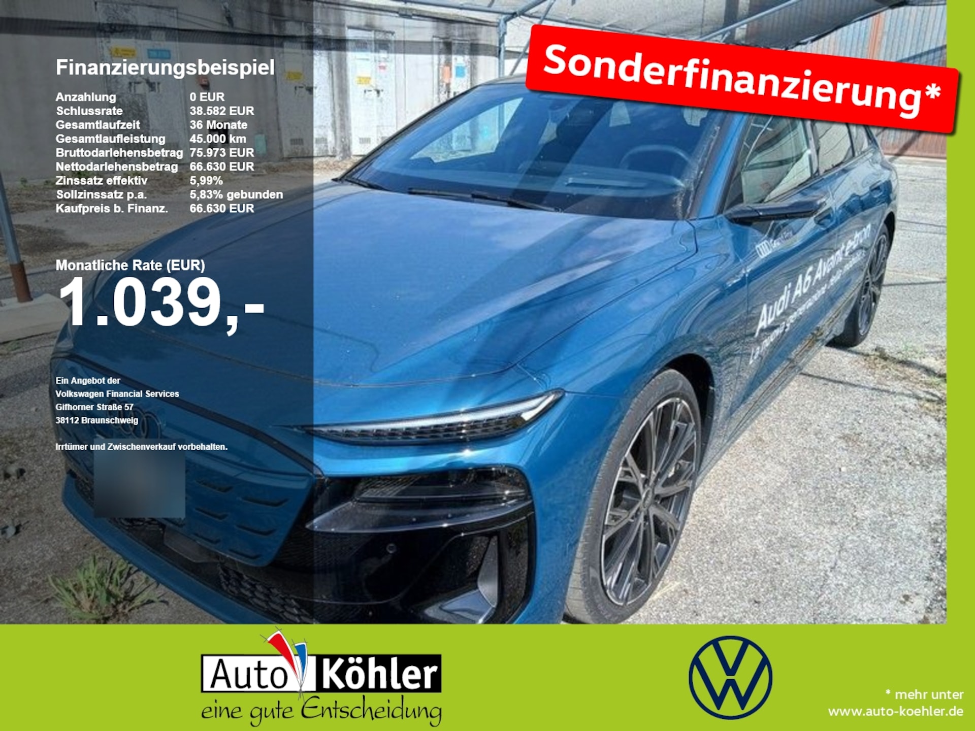 Audi A6 Avant e-tron edition one