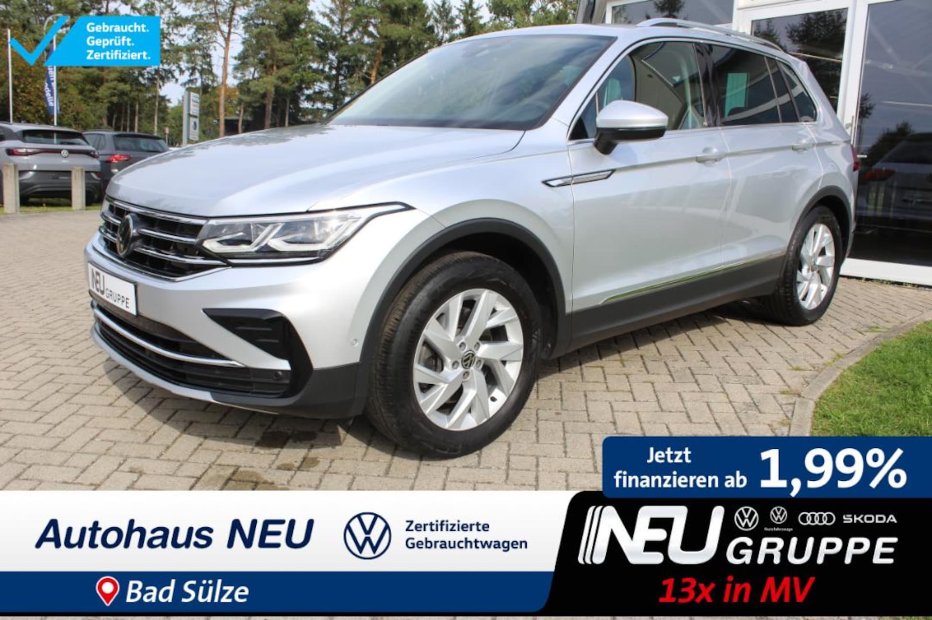 Volkswagen Tiguan — Volkswagen Tiguan 2.0 TSI 4x4 DSG Matrix Rfk Navi elektr Heckklappe