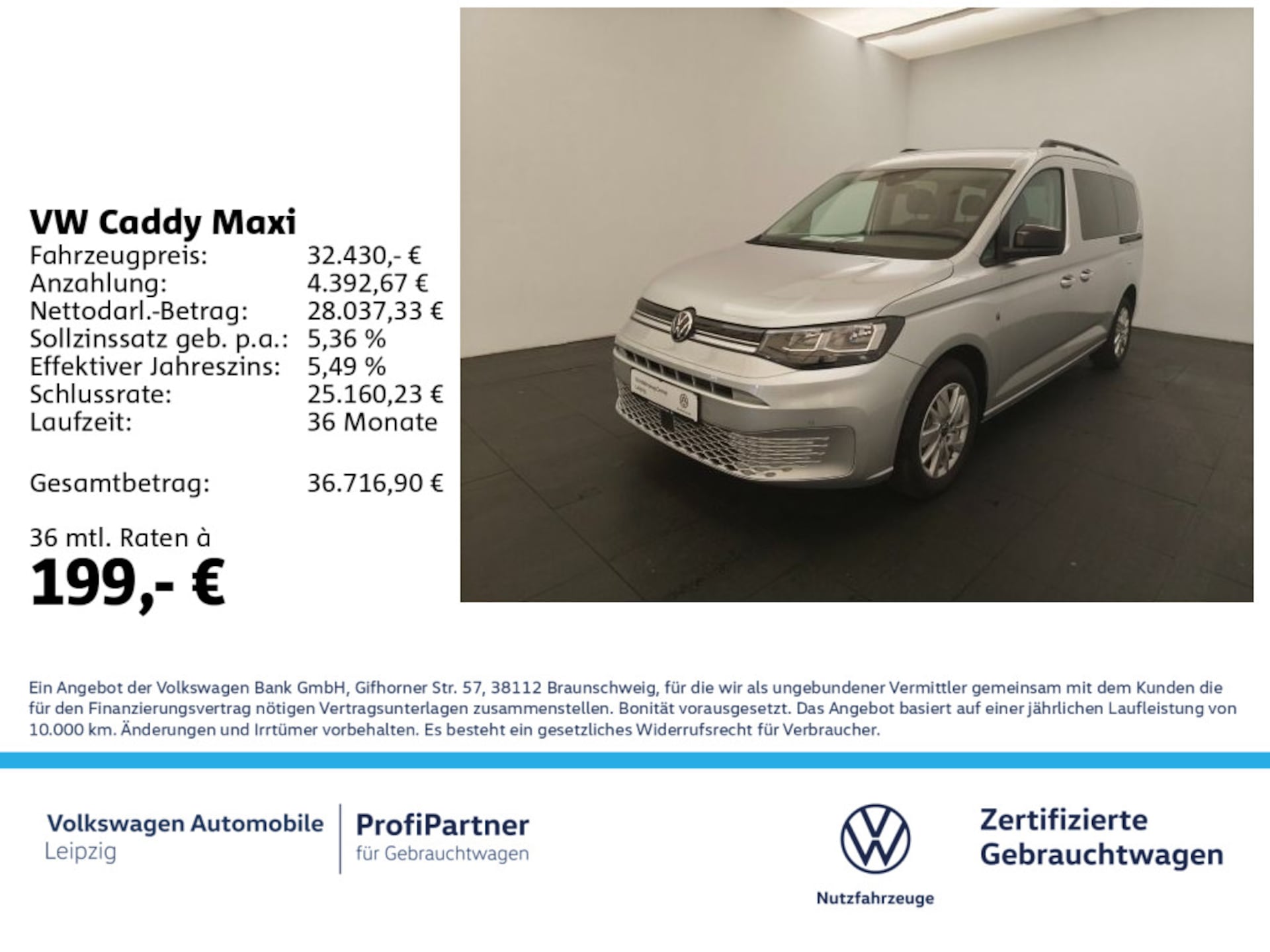 Volkswagen Caddy Maxi Life