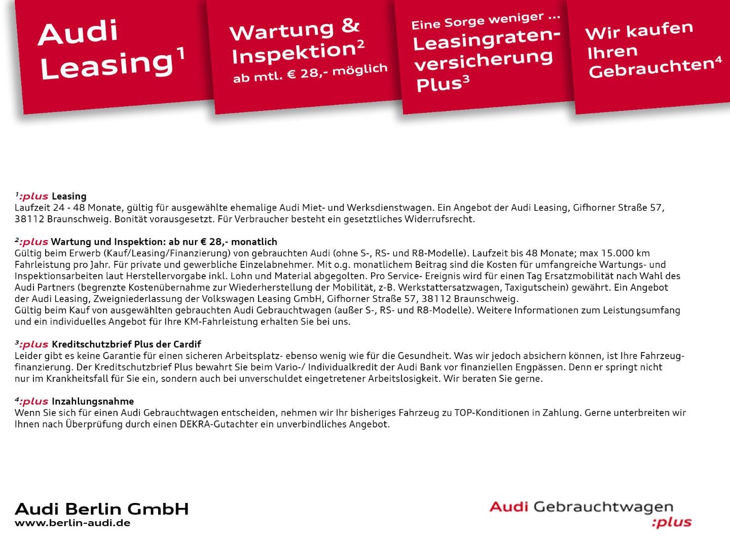 Bild über Audi S3 Limousine TFSI quattro S tronic - für weitere Informationen kontaktieren Sie den Audi Partner