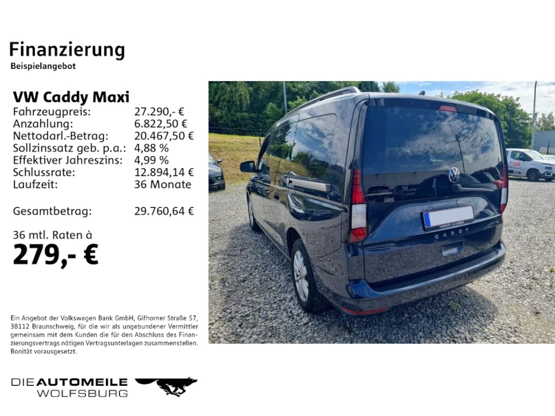 Volkswagen Caddy Maxi Basis-Modell