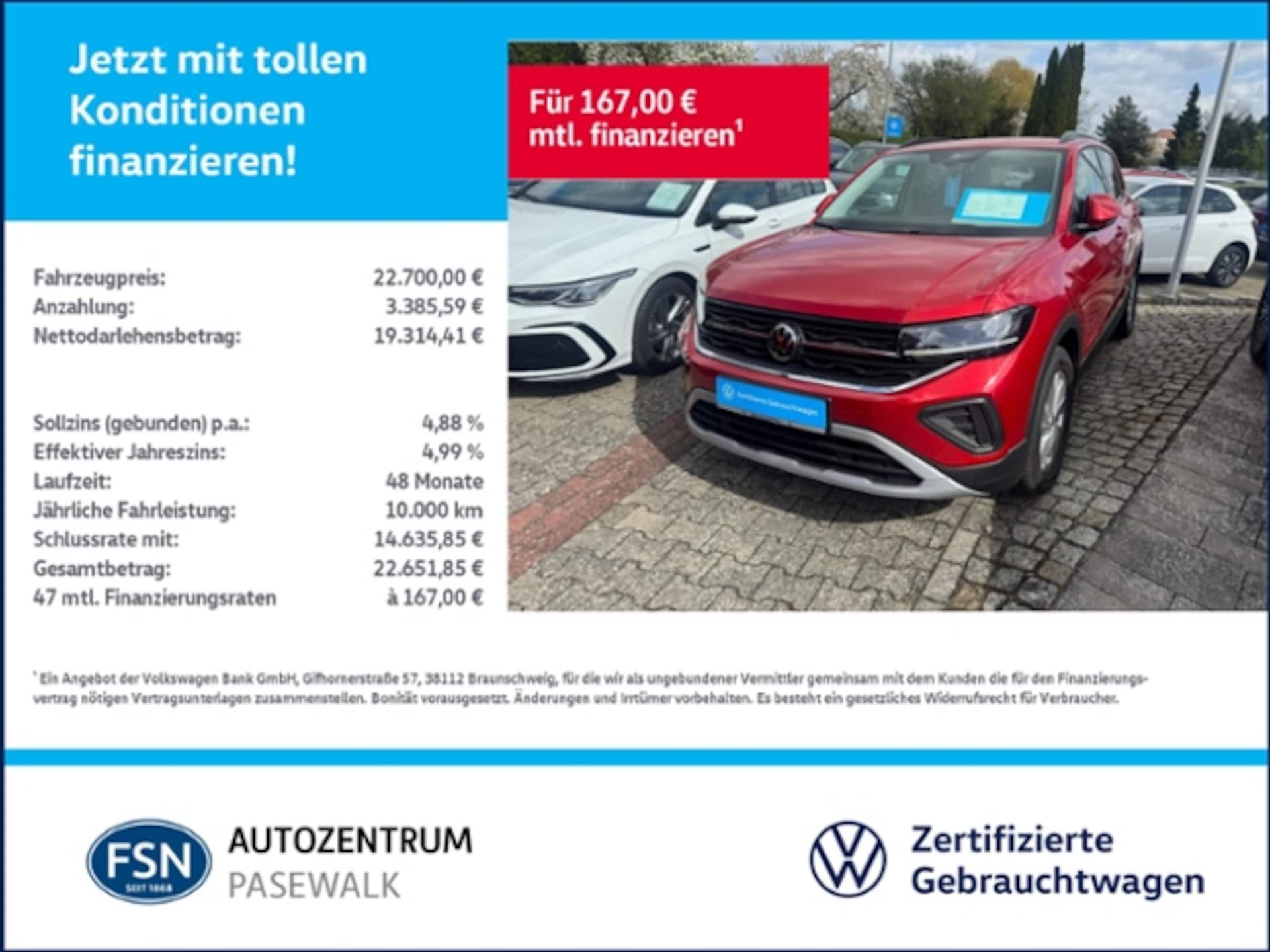 Volkswagen T-Cross Life