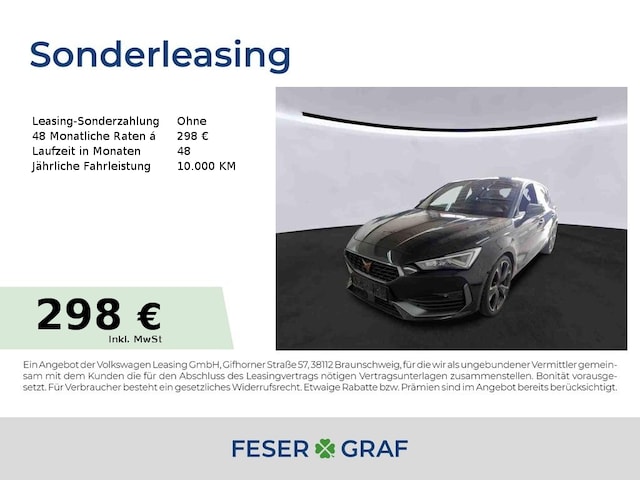 CUPRA Leon VZ 2.0 TSI DSG ACC/​LED/​Navi/​SHZ/​Kessy/​PDC (DKT5028830)