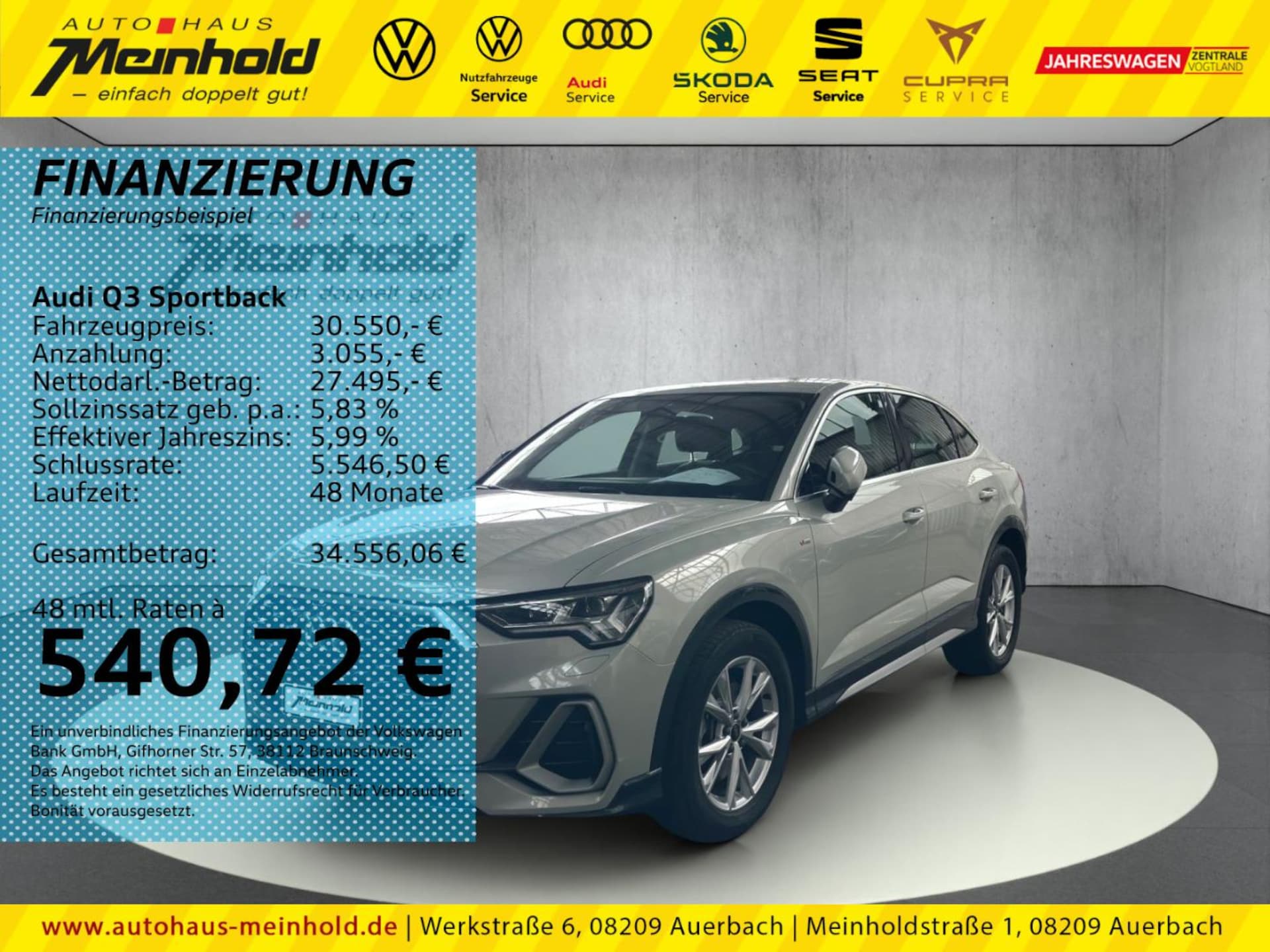 Audi Q3 Sportback S line