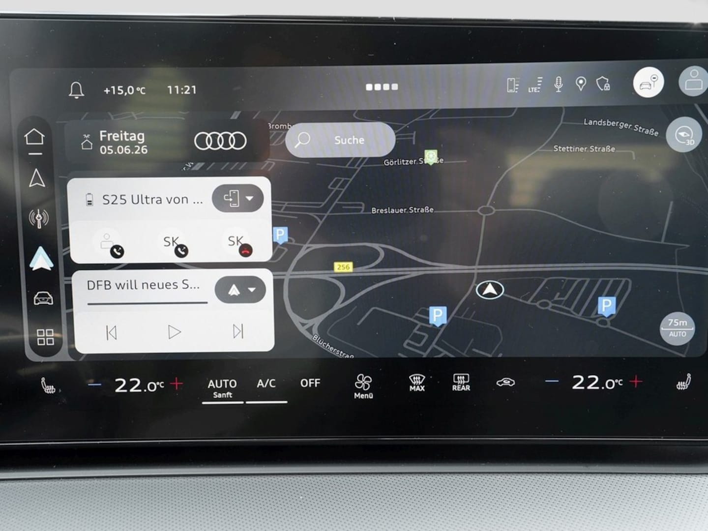 Bild über Audi Q3 SUV TFSI 110 kW S tronic - für weitere Informationen kontaktieren Sie den Audi Partner