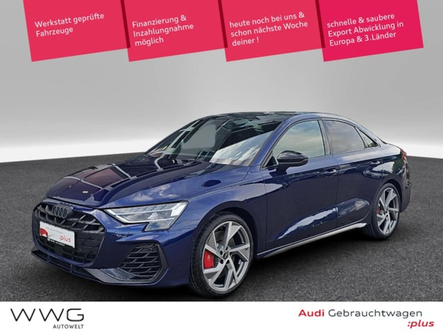 Bild über Audi S3 Limousine TFSI quattro S tronic - für weitere Informationen kontaktieren Sie den Audi Partner