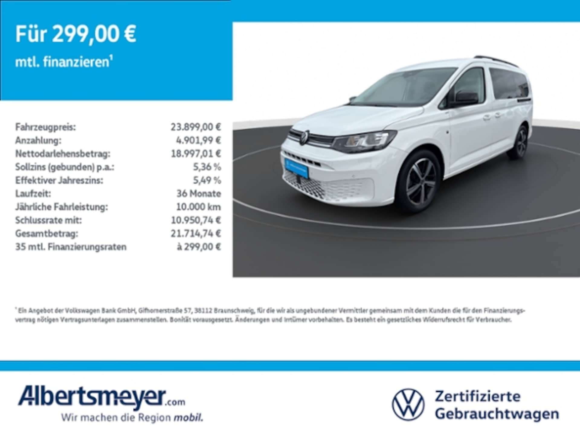 Volkswagen Caddy Maxi Life