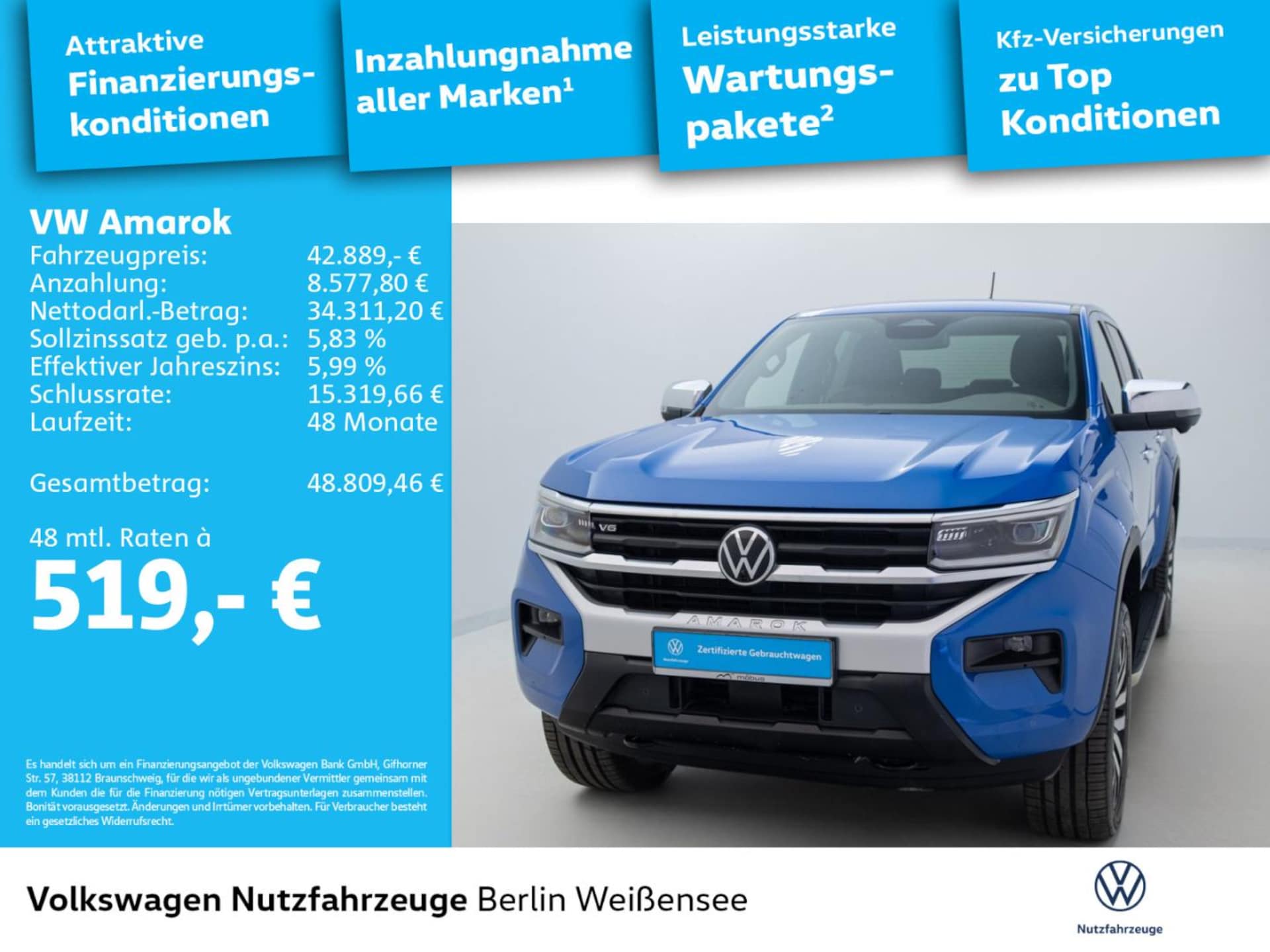 Volkswagen Amarok DoubleCab Aventura