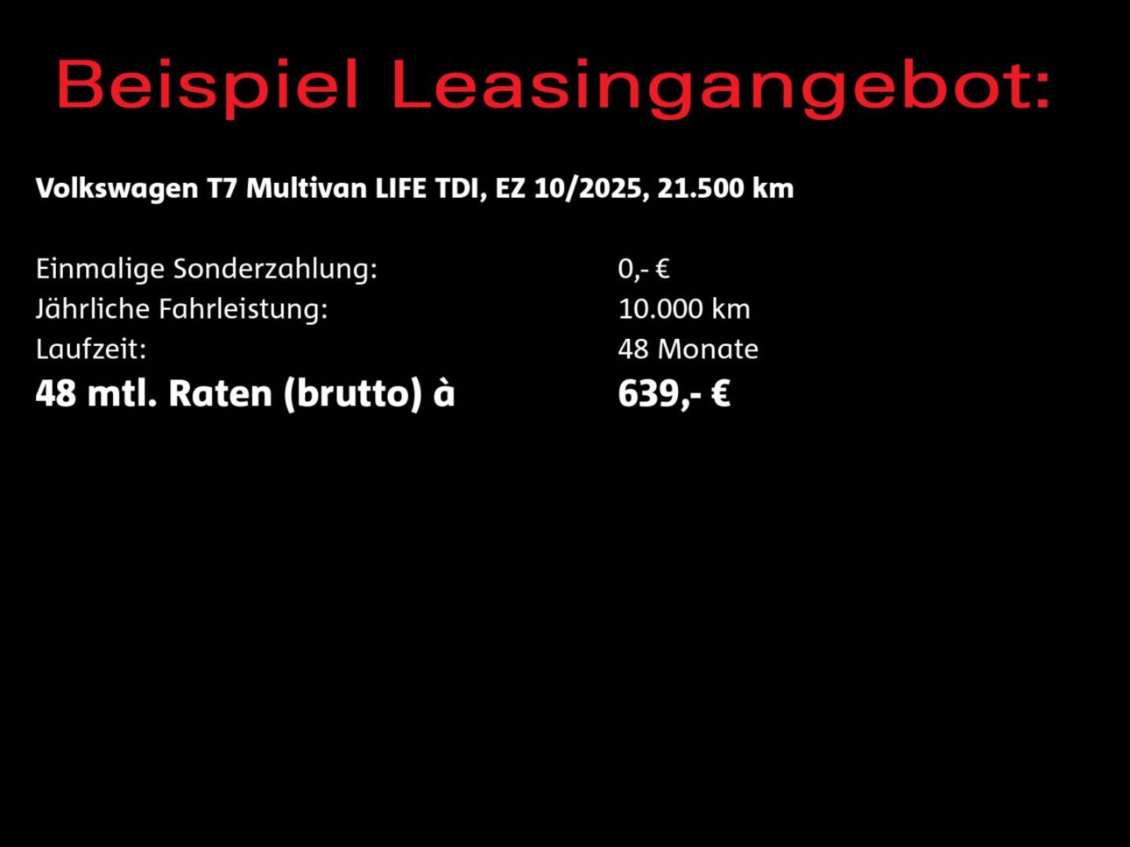 Volkswagen Multivan Langversion – Bild 7
