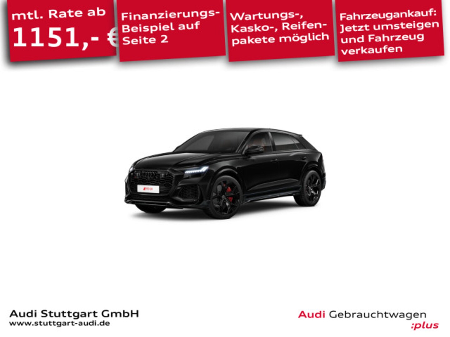 Bild über Audi RS Q8 TFSI quattro tiptronic - für weitere Informationen kontaktieren Sie den Audi Partner