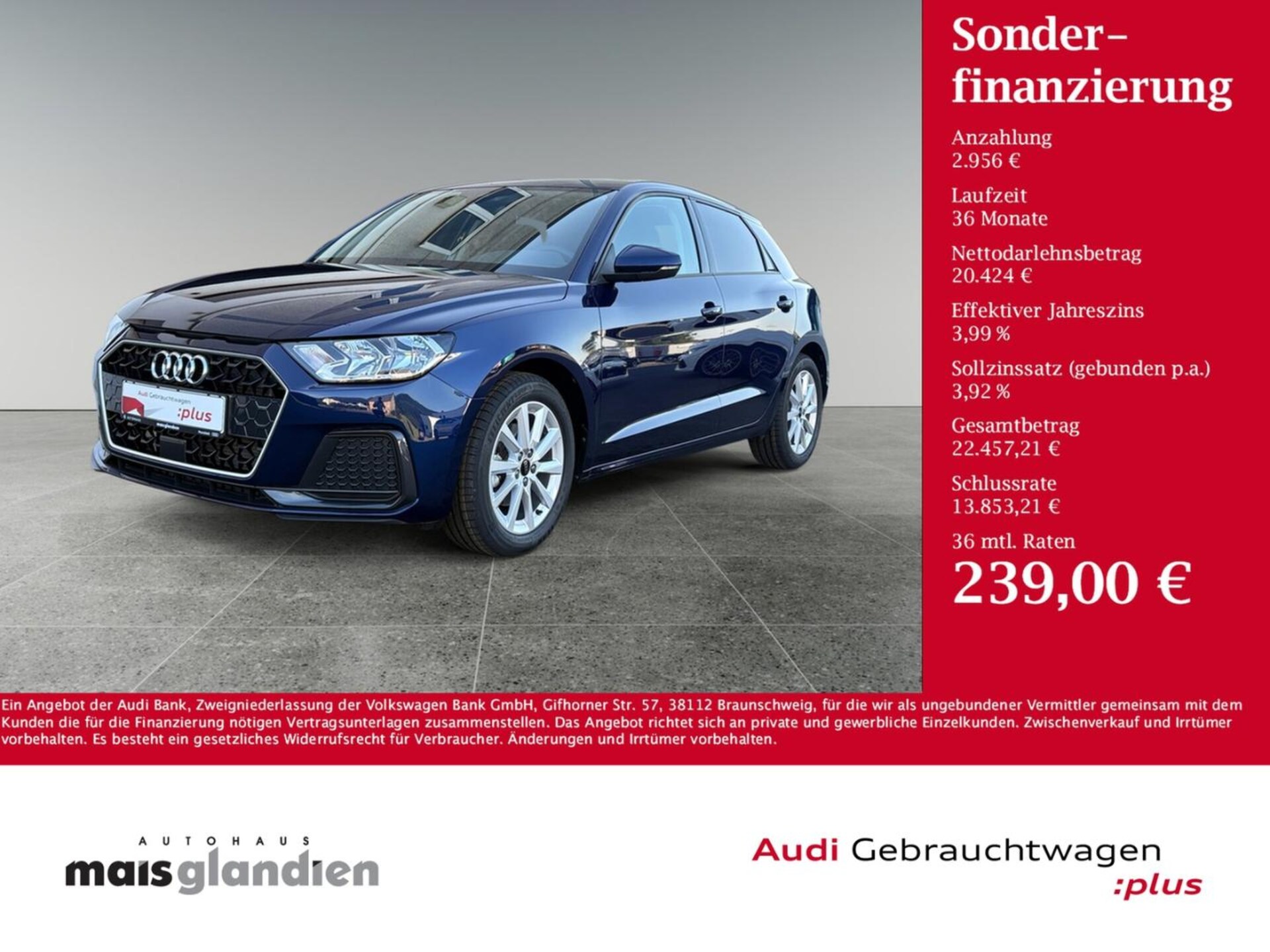 Audi A1 Sportback Advanced
