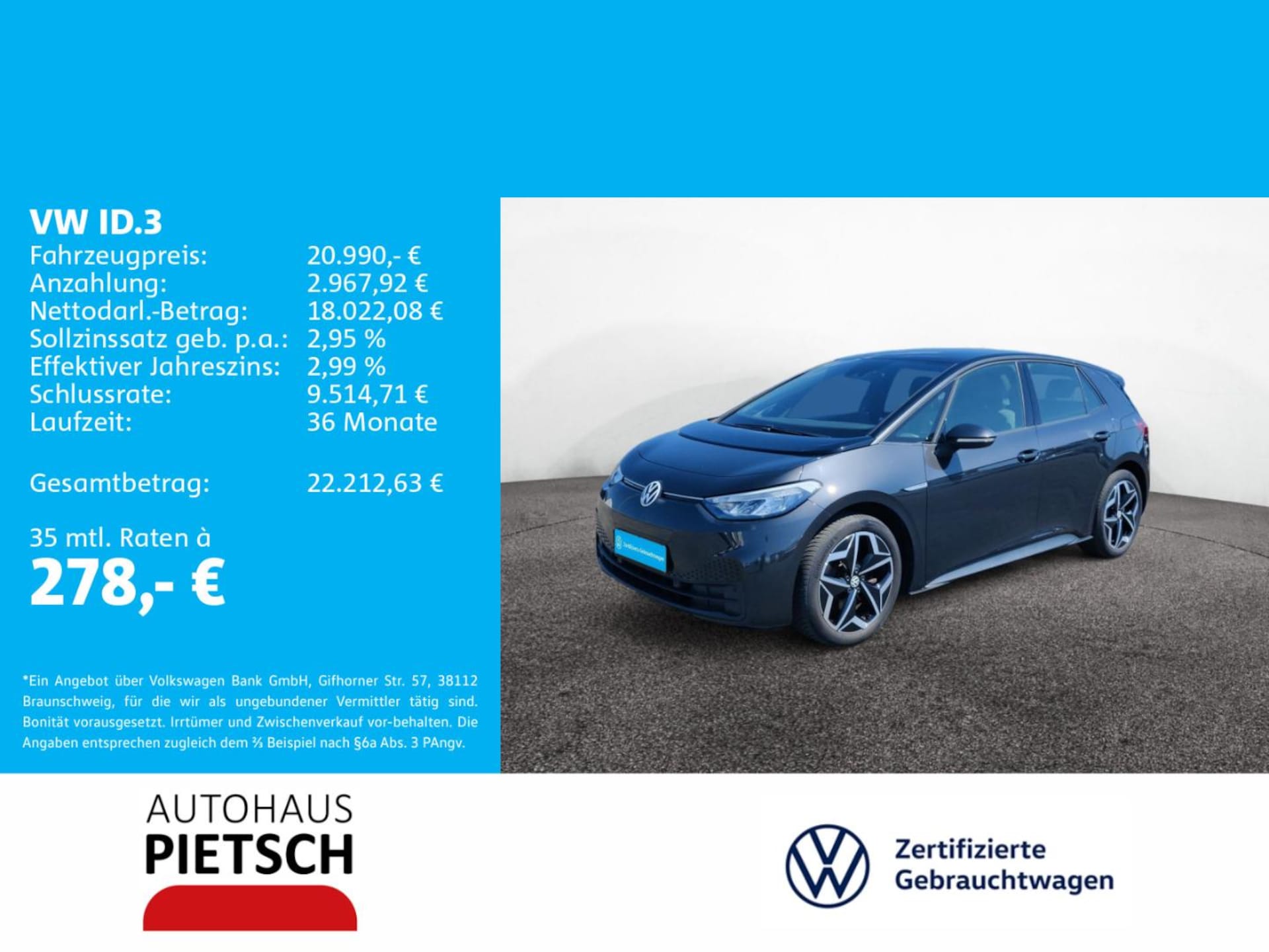Volkswagen ID.3 Life