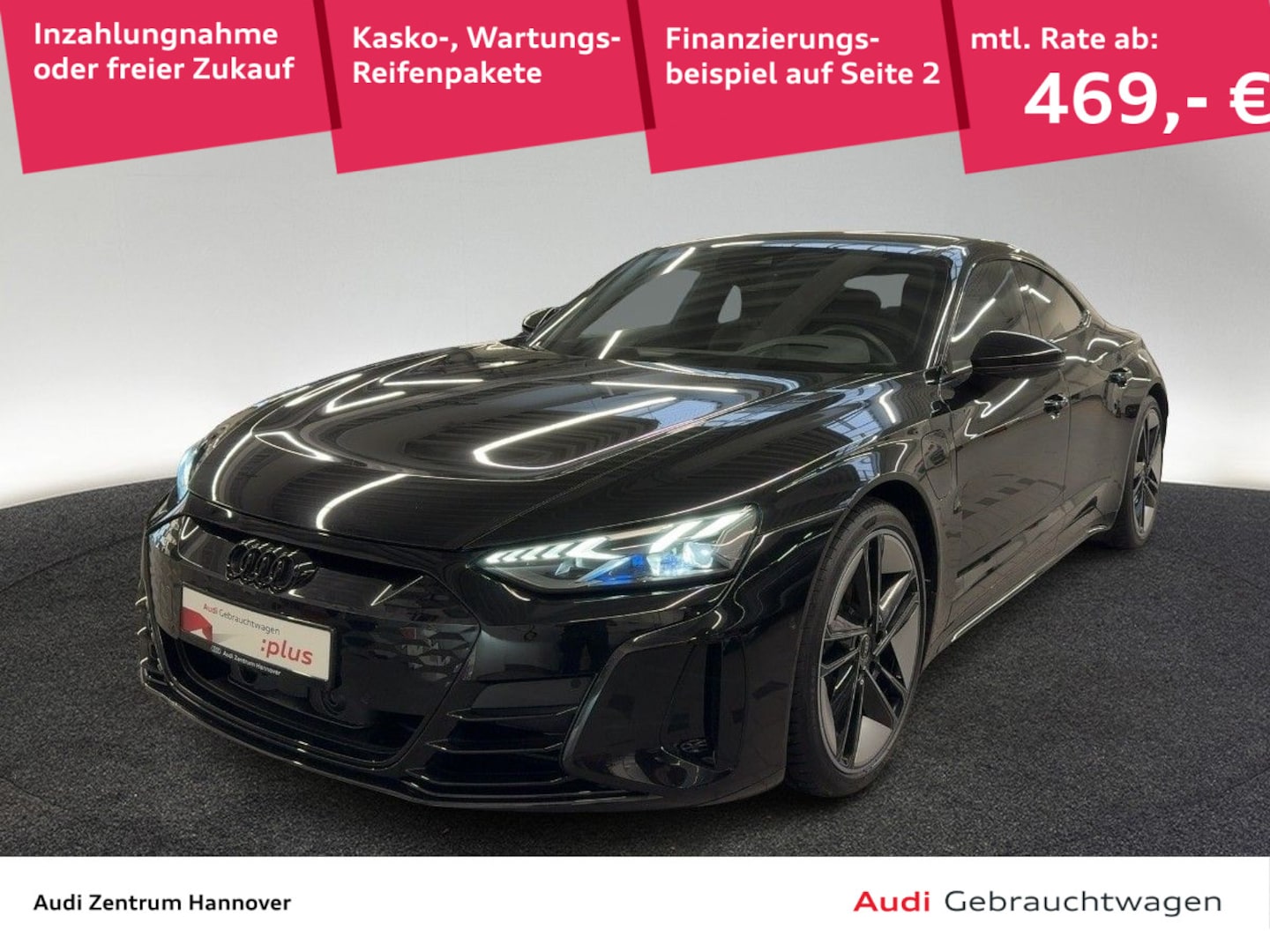 Bild über Audi e-tron GT e-tron quattro - für weitere Informationen kontaktieren Sie den Audi Partner