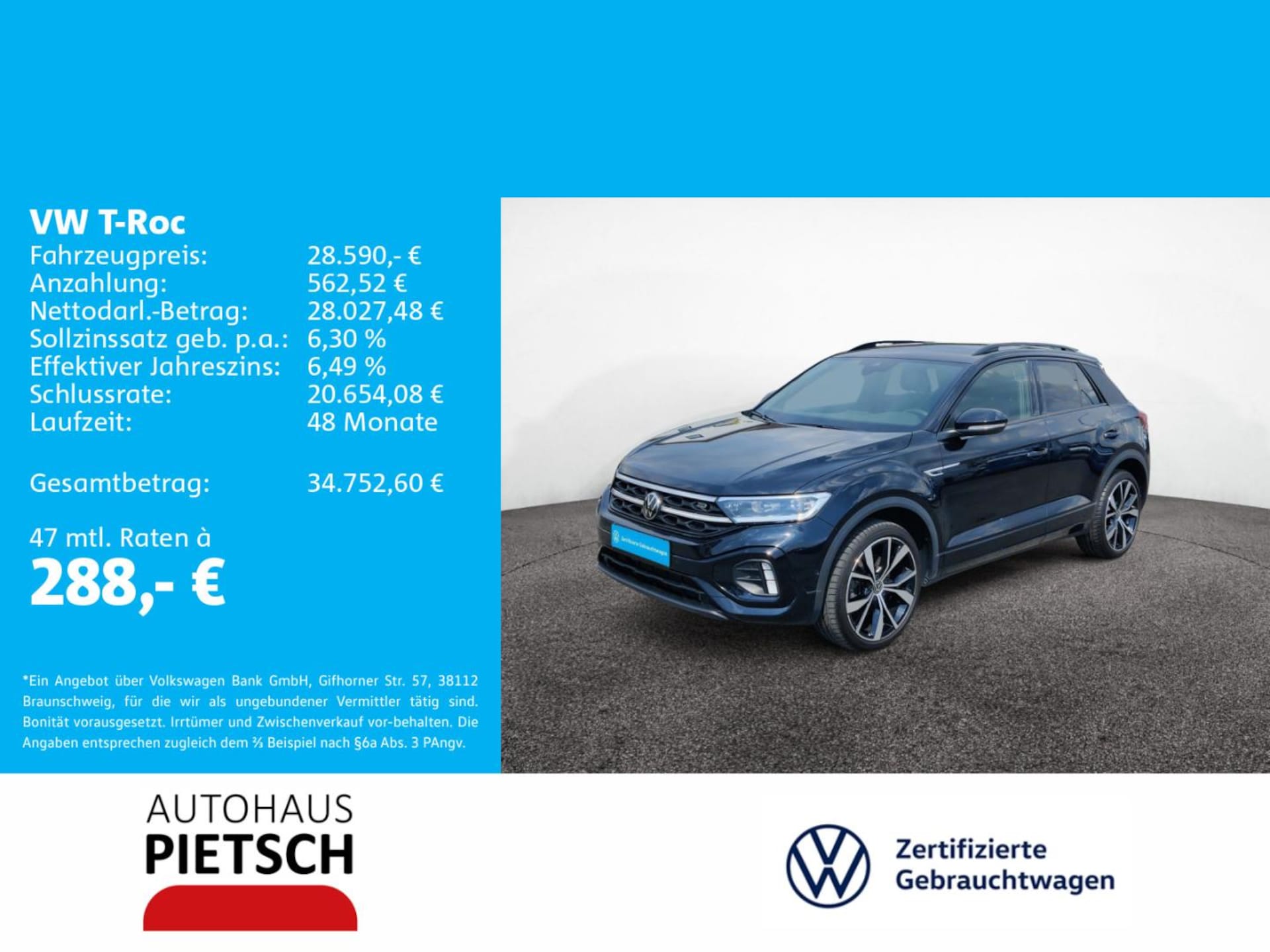 Volkswagen T-Roc R-Line