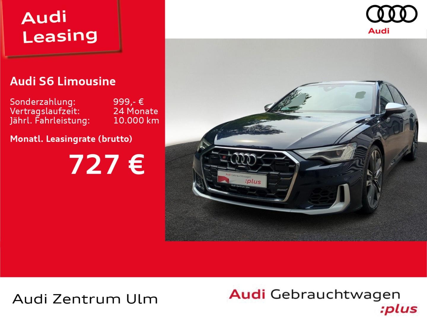 Bild über Audi S6 Limousine TDI quattro tiptronic - für weitere Informationen kontaktieren Sie den Audi Partner