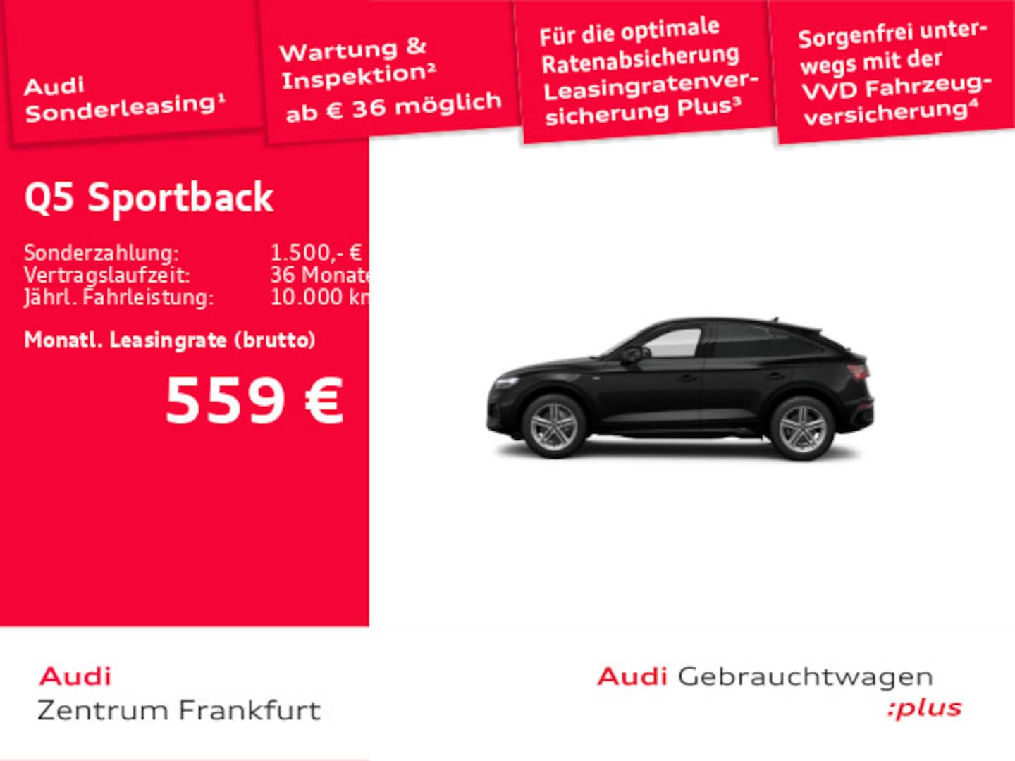 Bild über Audi Q5 Sportback TFSI e S line 50 TFSI e quattro S tronic - für weitere Informationen kontaktieren Sie den Audi Partner
