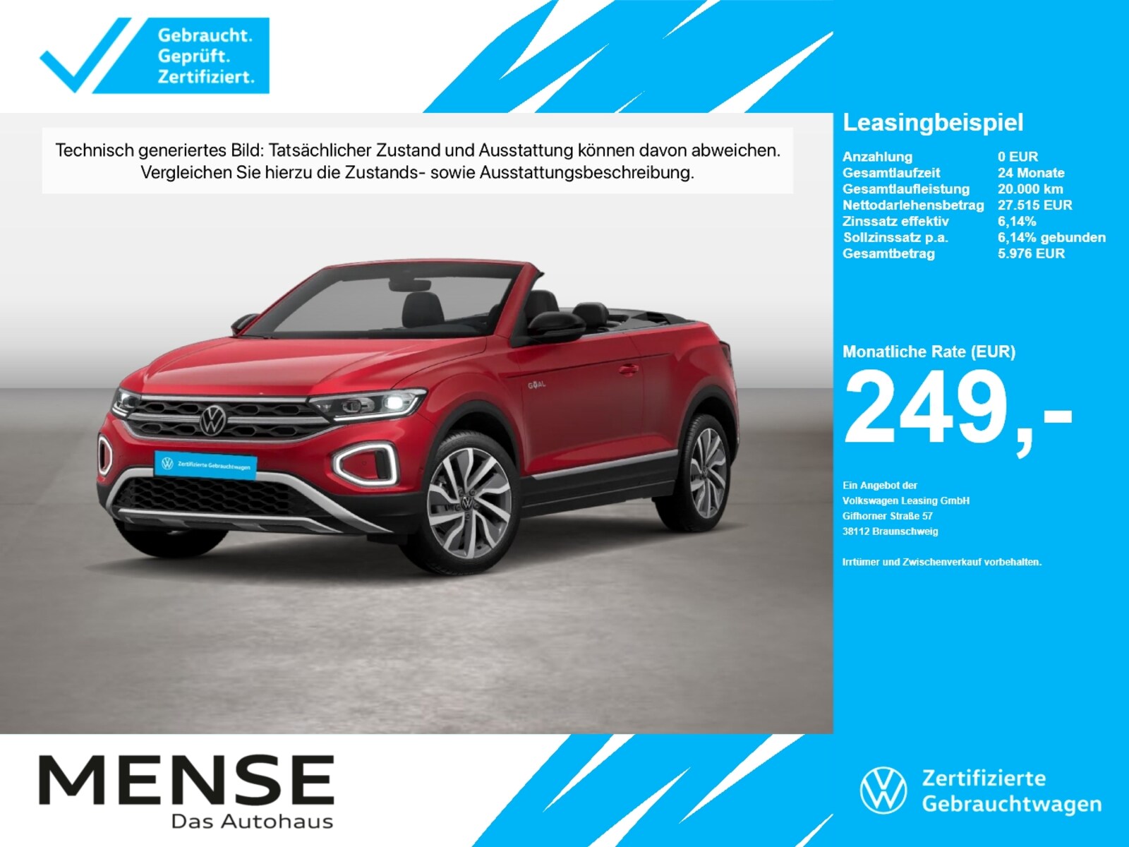 Volkswagen T-Roc Cabriolet