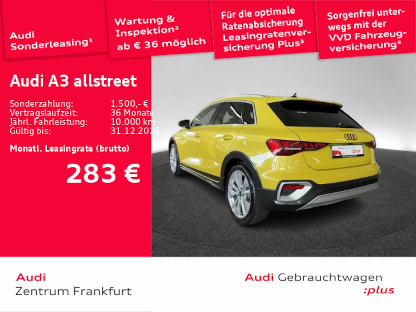 Bild über Audi A3 allstreet TFSI e TFSI e 150 kW S tronic - für weitere Informationen kontaktieren Sie den Audi Partner