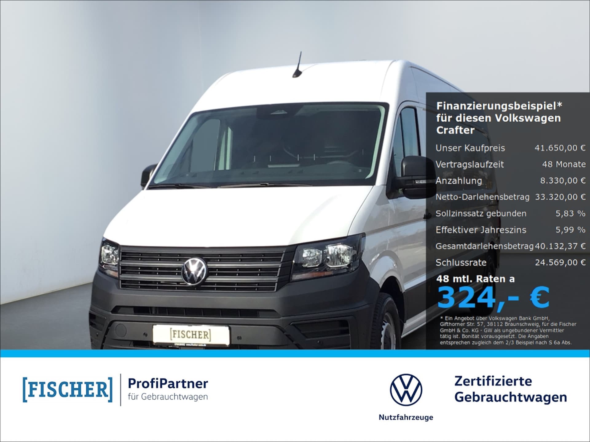 Volkswagen Crafter Kasten langer Radstand