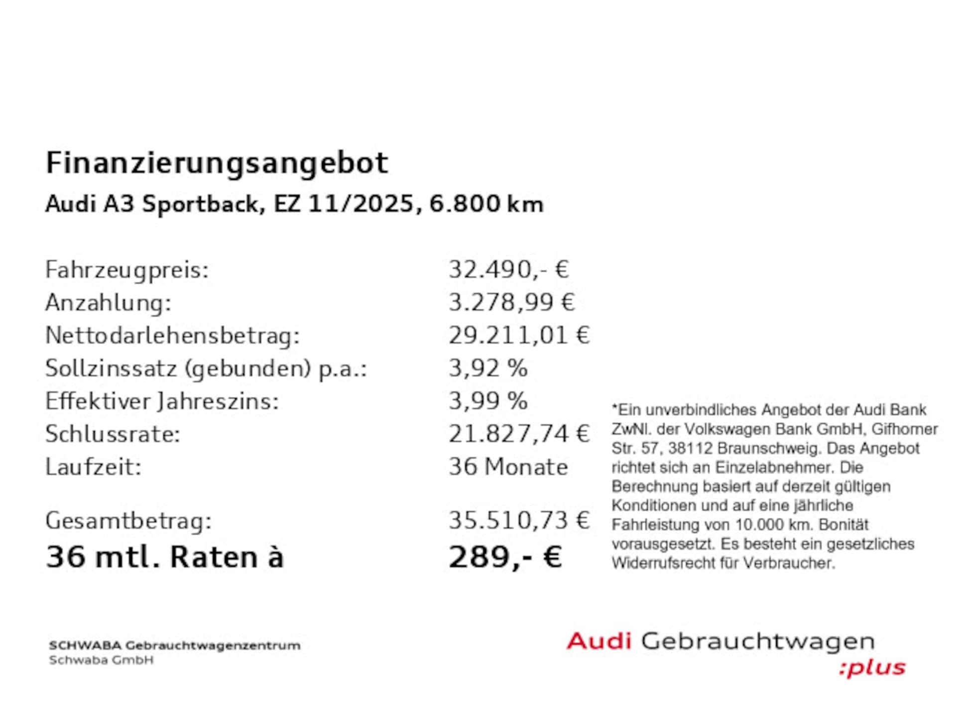 Audi A3 Sportback