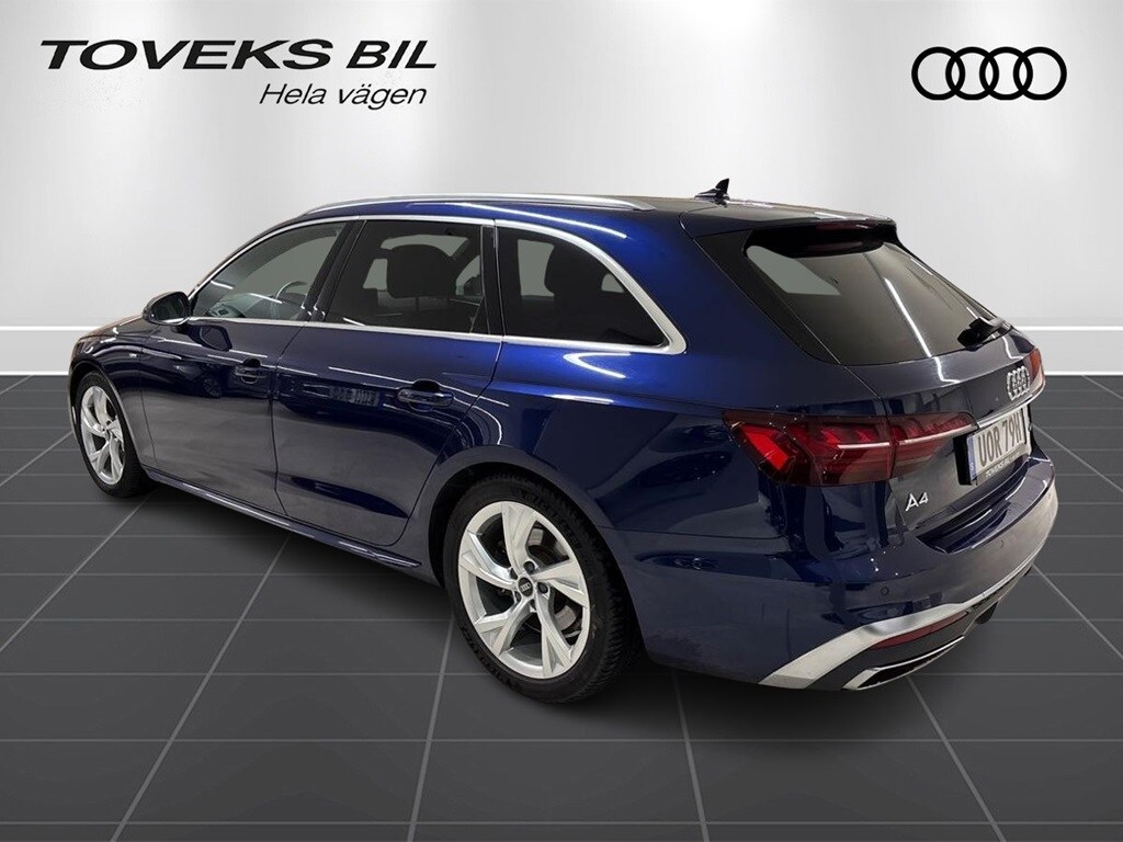 Bild som visar&nbsp;Audi A4 Avant&nbsp;A4 Avant 40 TFSI quattro S line 204 hk S tronic - för mer information kontakta din Audi Partner