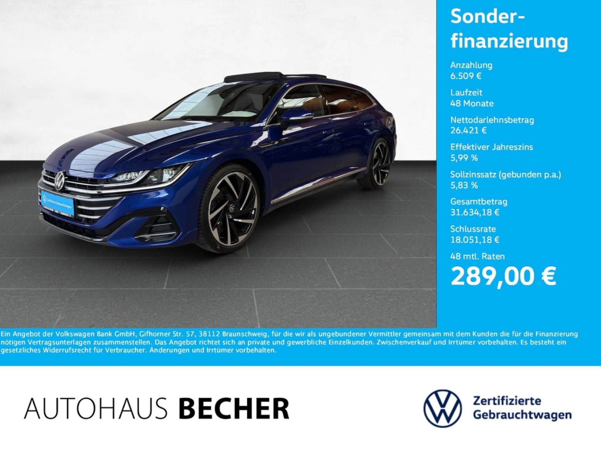 Volkswagen Arteon Shooting Brake R-Line