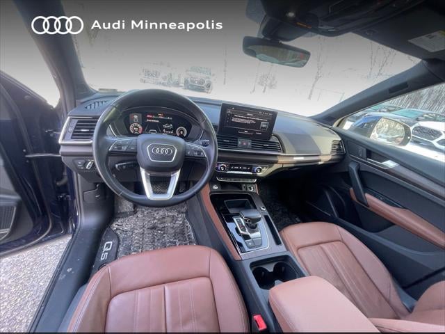 Used 2023 Audi Q5 Premium Plus with VIN WA1EAAFY6P2075574 for sale in Minneapolis, Minnesota