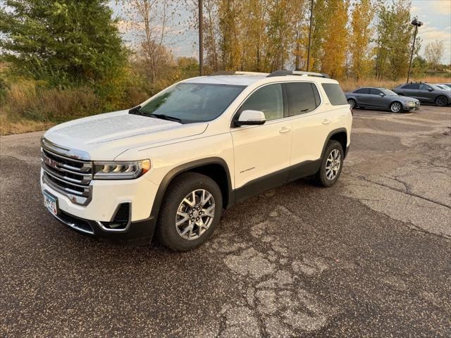 Used 2021 GMC Acadia SLT with VIN 1GKKNUL42MZ104057 for sale in Maplewood, Minnesota