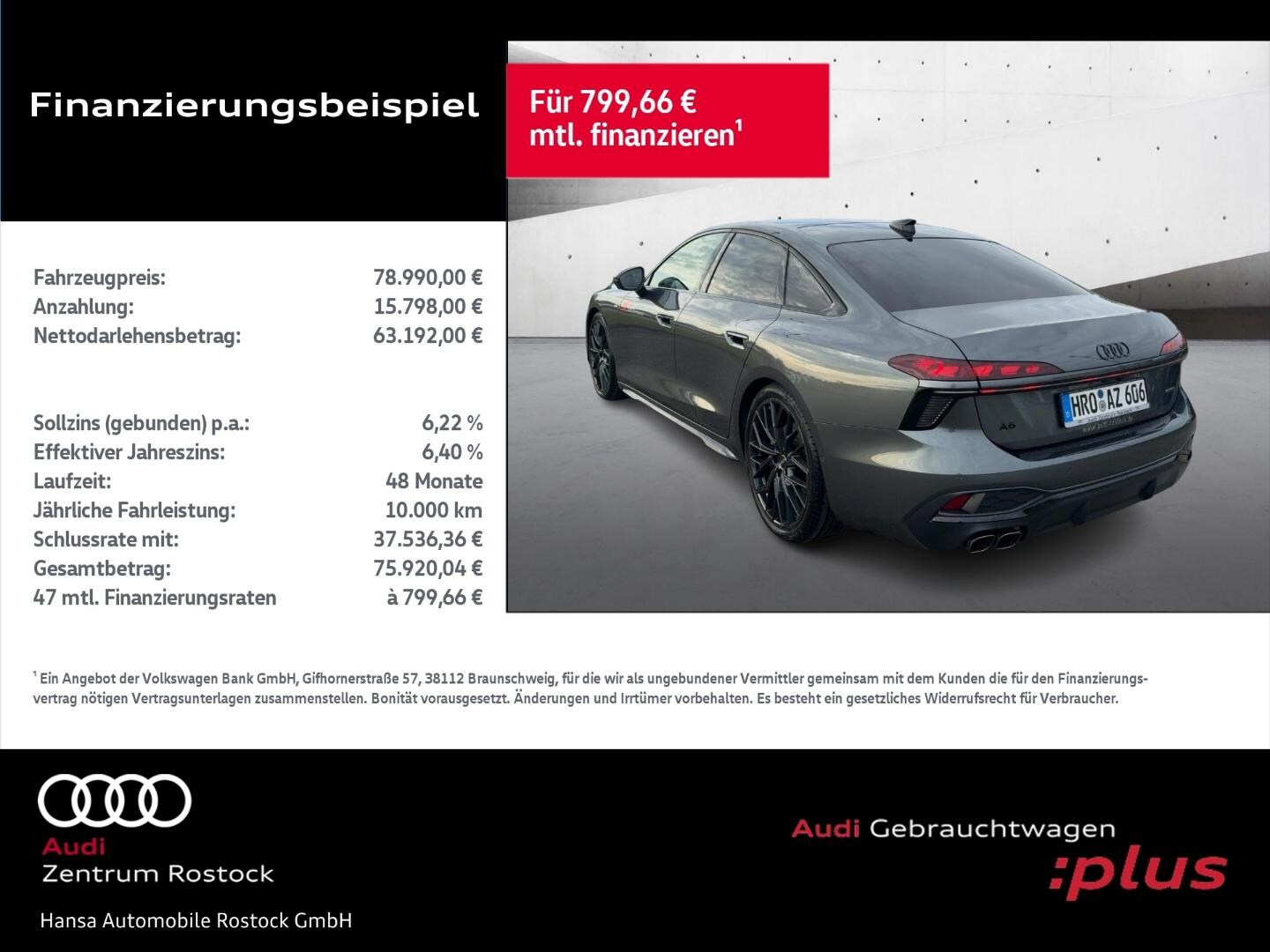 Bild über Audi A6 Limousine edition one TDI quattro 150 kW S tronic - für weitere Informationen kontaktieren Sie den Audi Partner