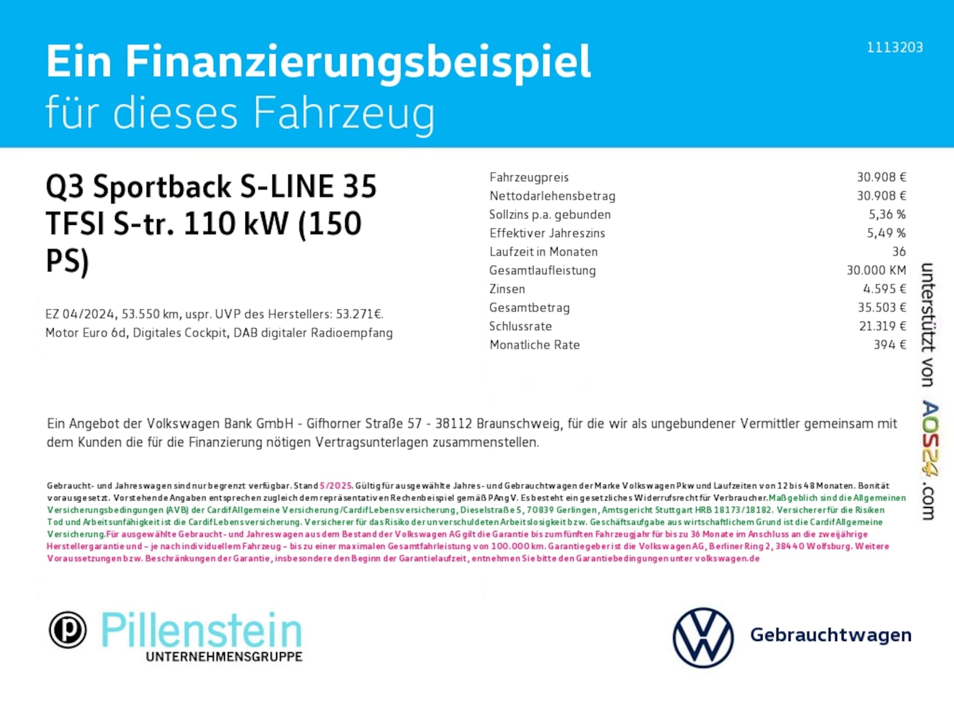 Audi Q3 Sportback S line