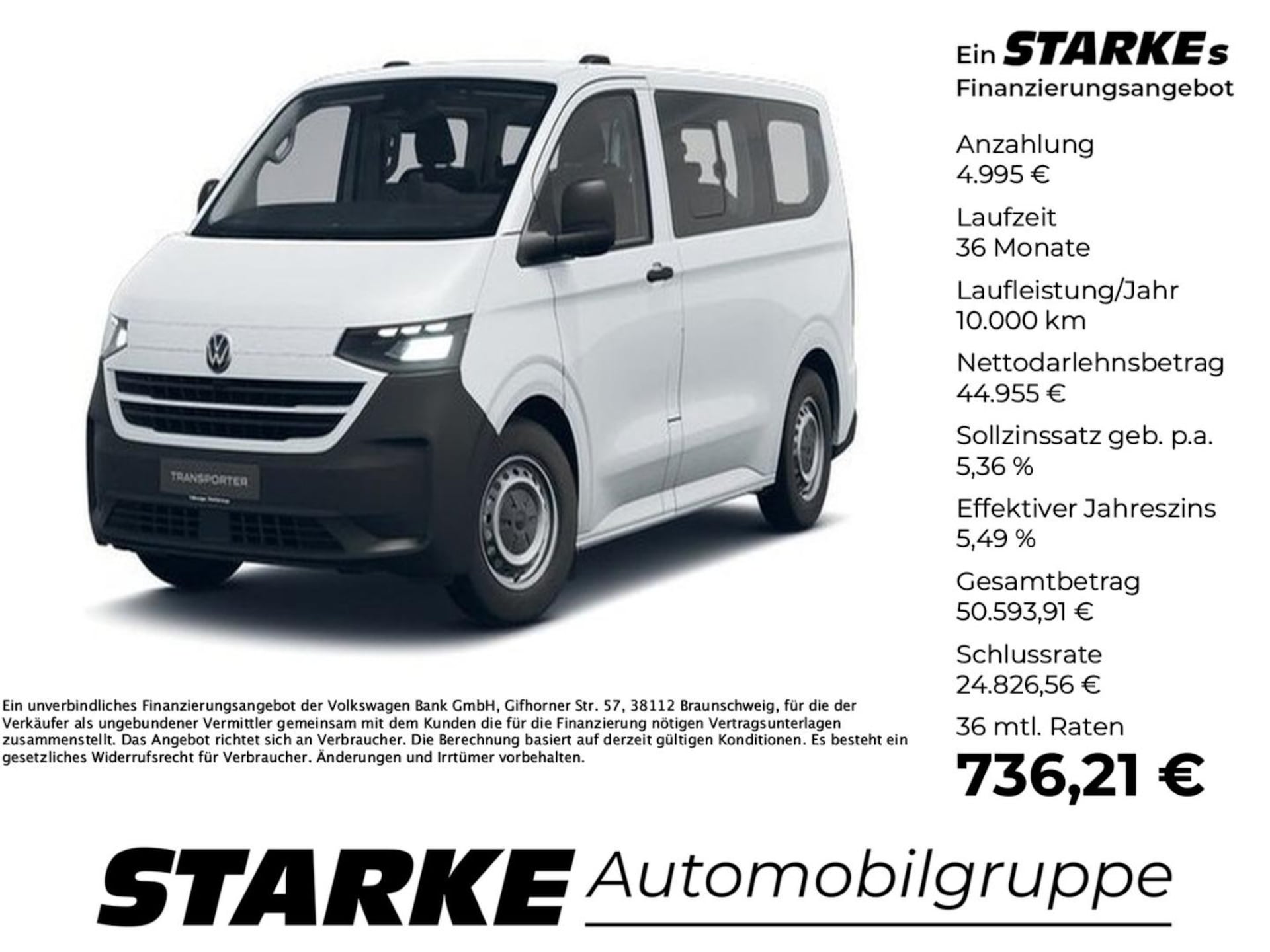 Volkswagen Transporter Kombi kurzer Radstand