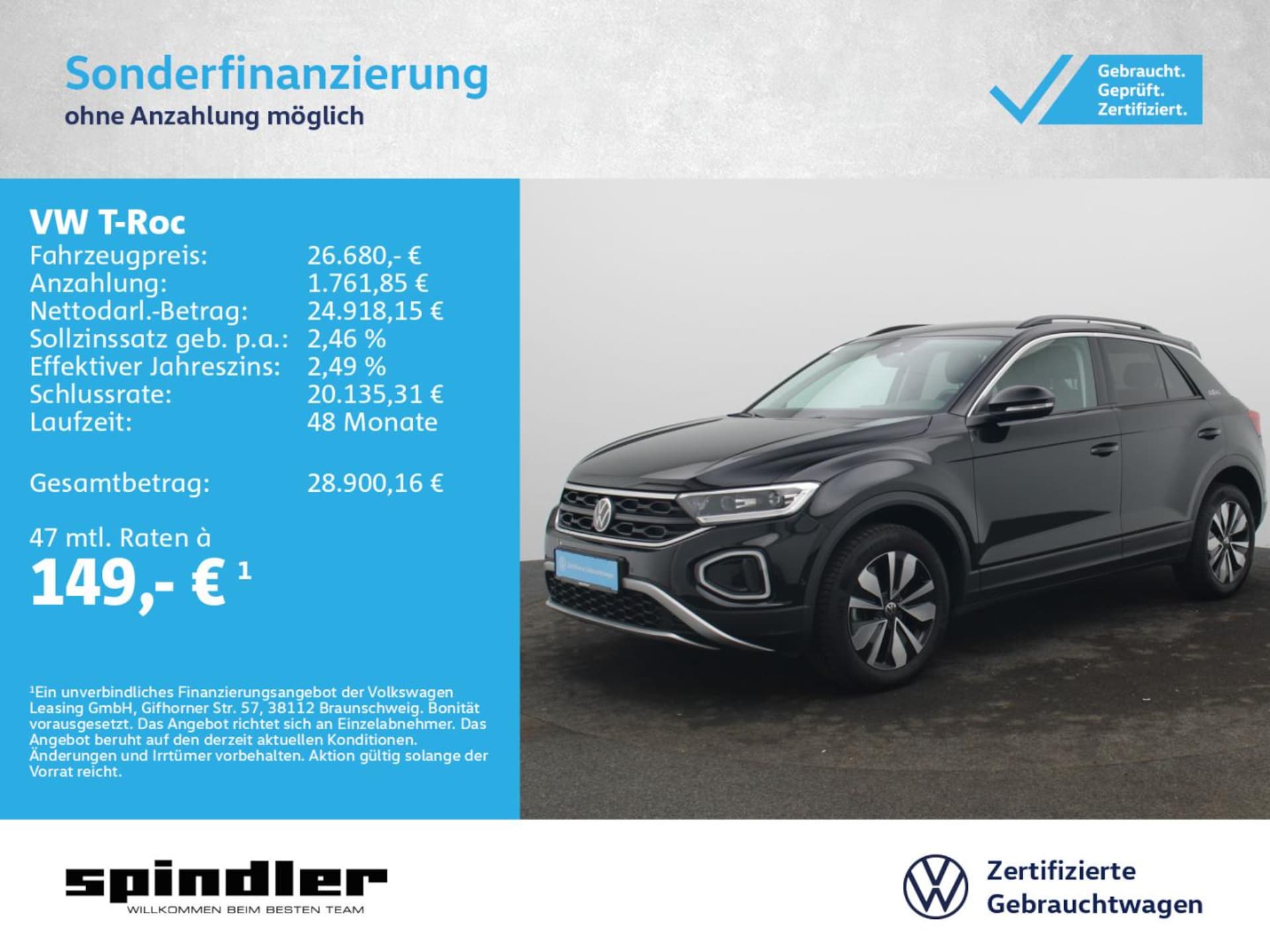 Volkswagen T-Roc Life