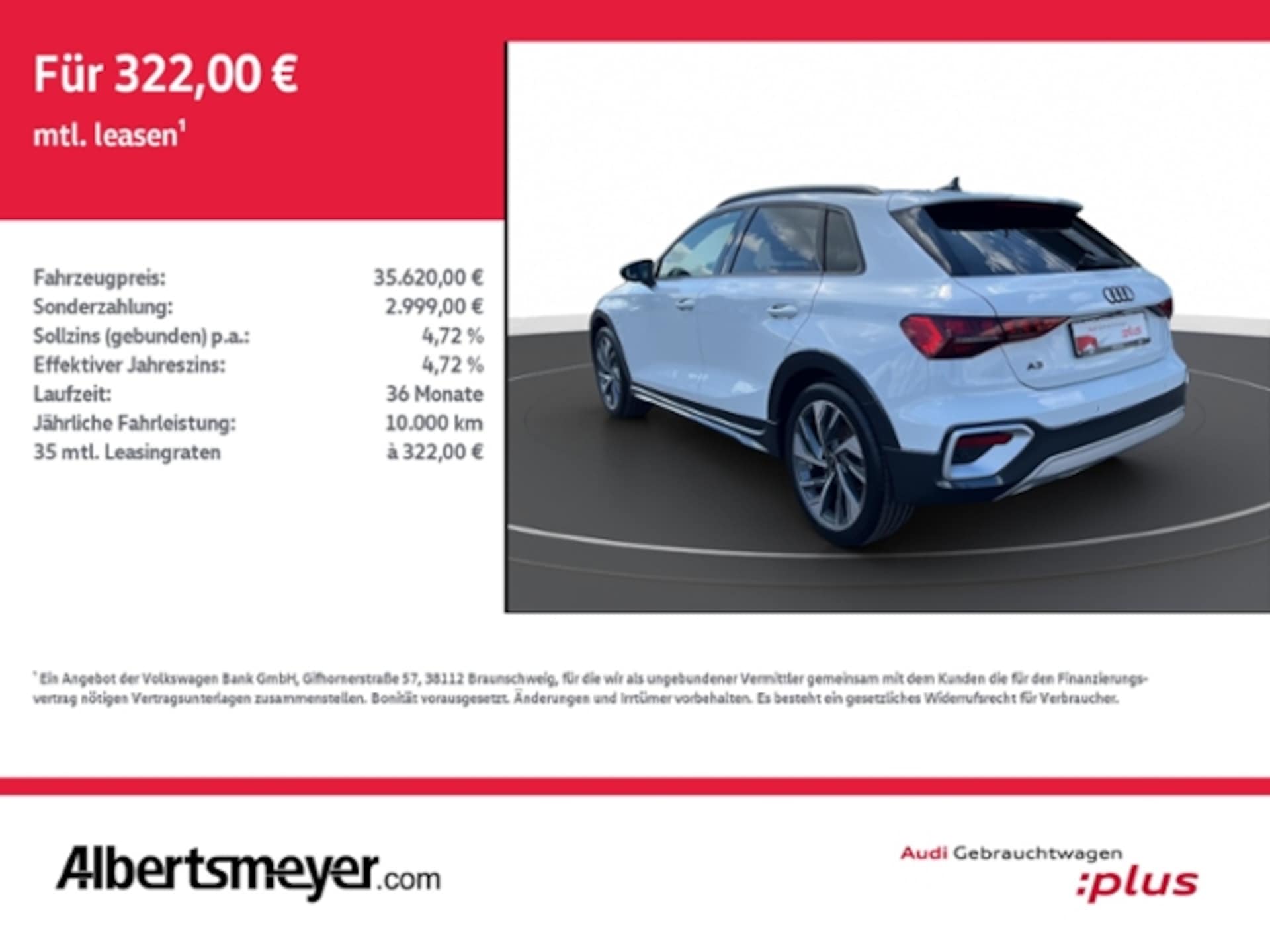 Audi A3 allstreet TFSI e