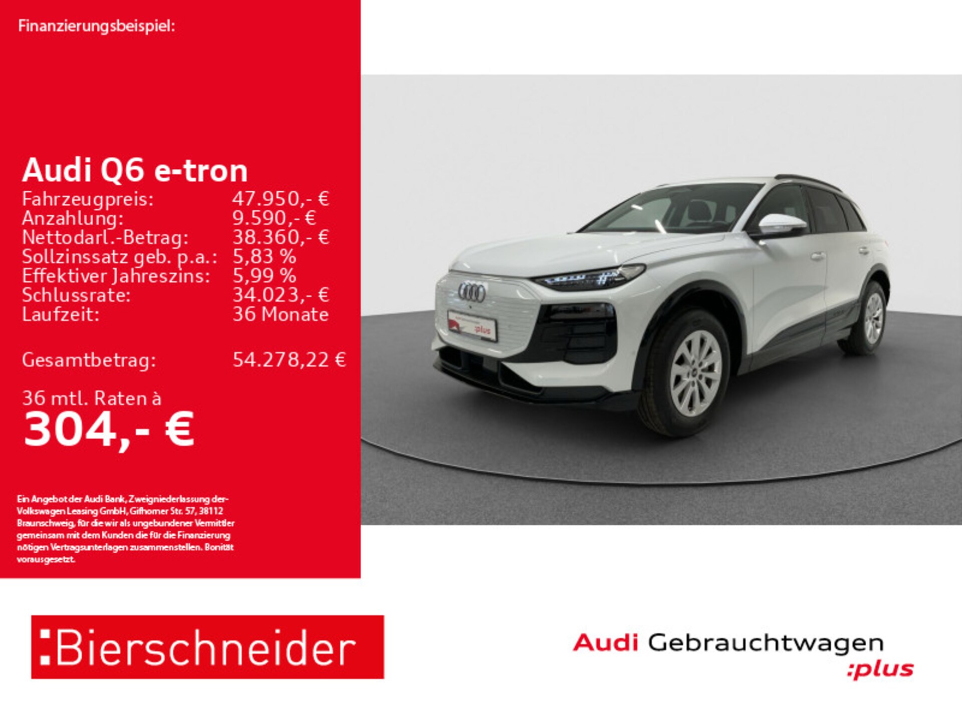 Audi Q6 SUV e-tron