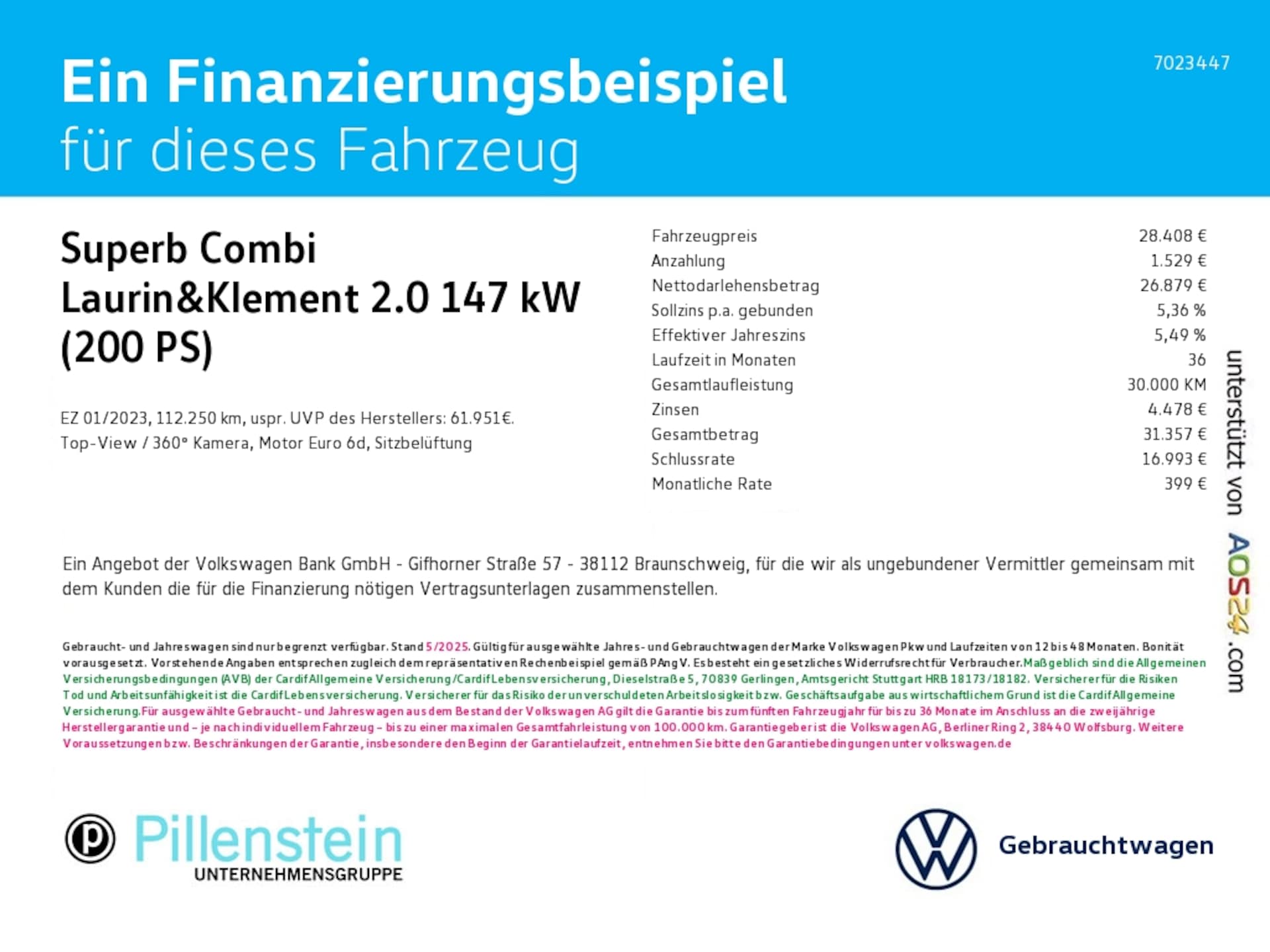 Skoda Superb Combi Laurin & Klement