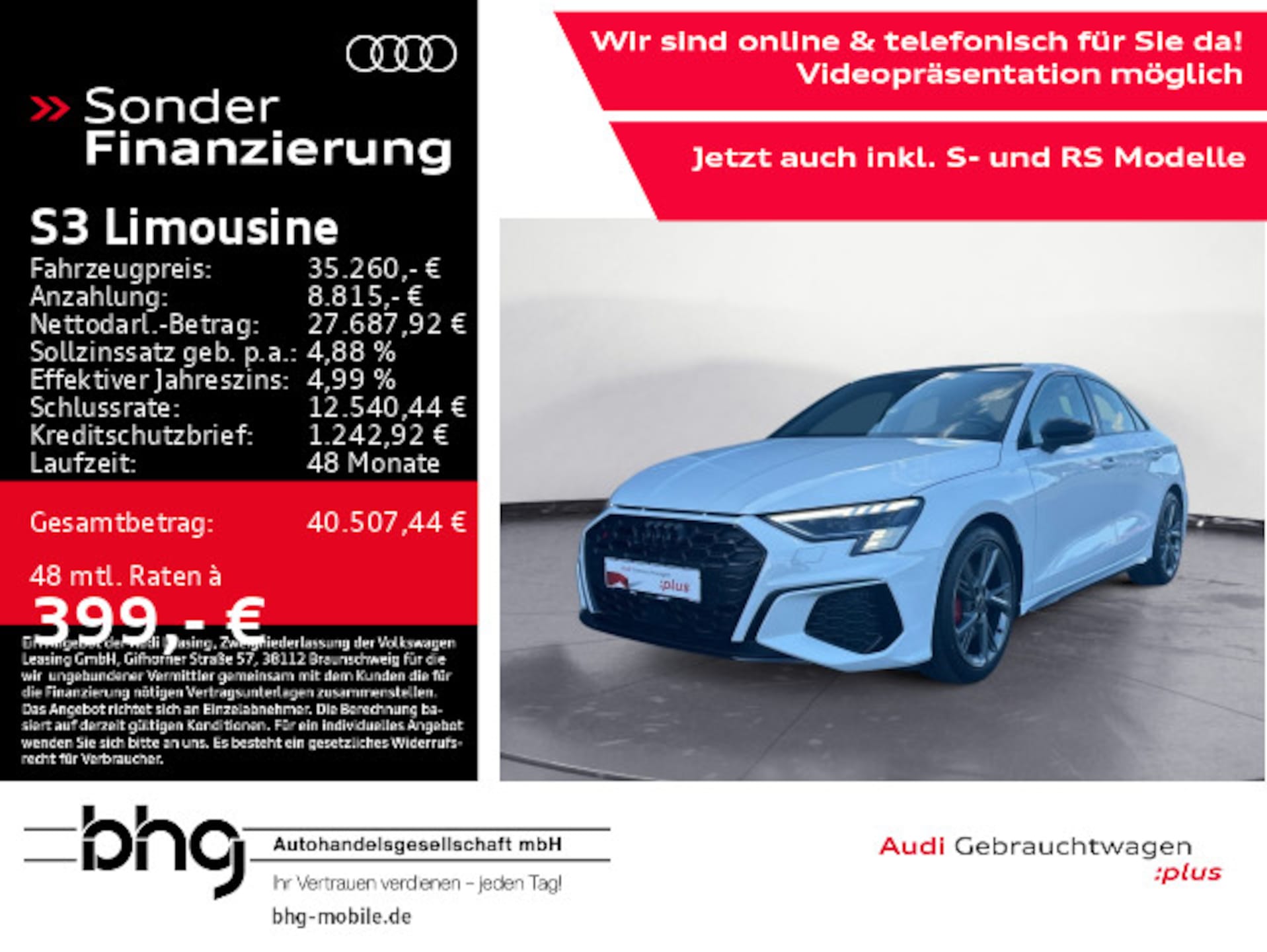 Audi S3 Limousine