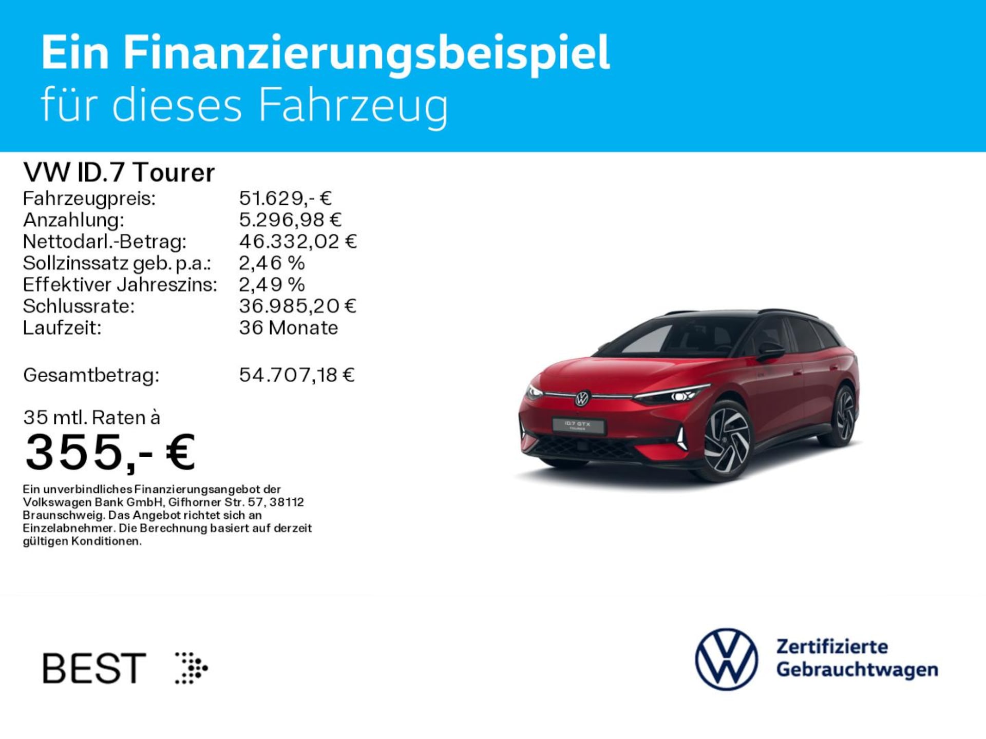 Volkswagen ID.7 Tourer GTX